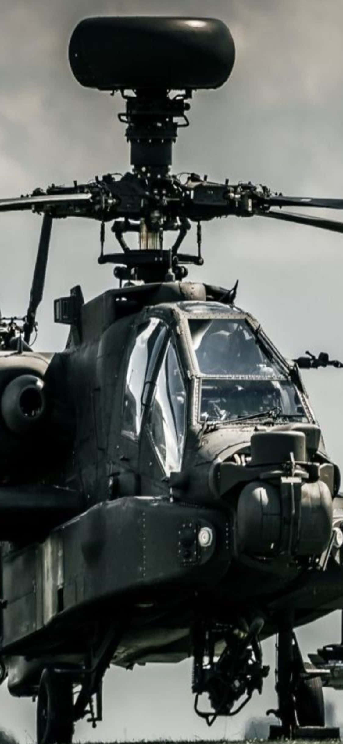 Føl dig på toppen af verden med iPhone Xs helikoptere Wallpapers