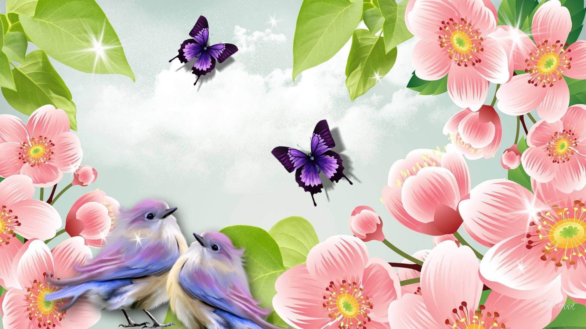 Forår Sommer Skrivebord Wallpapers