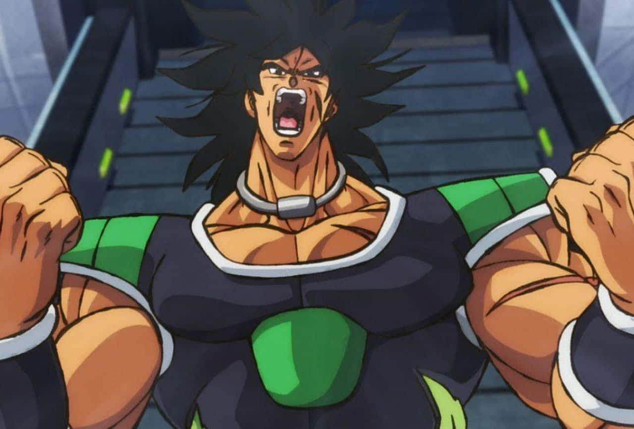 Forbered dig på et episk slag med Dragon Ball Super Broly Wallpapers