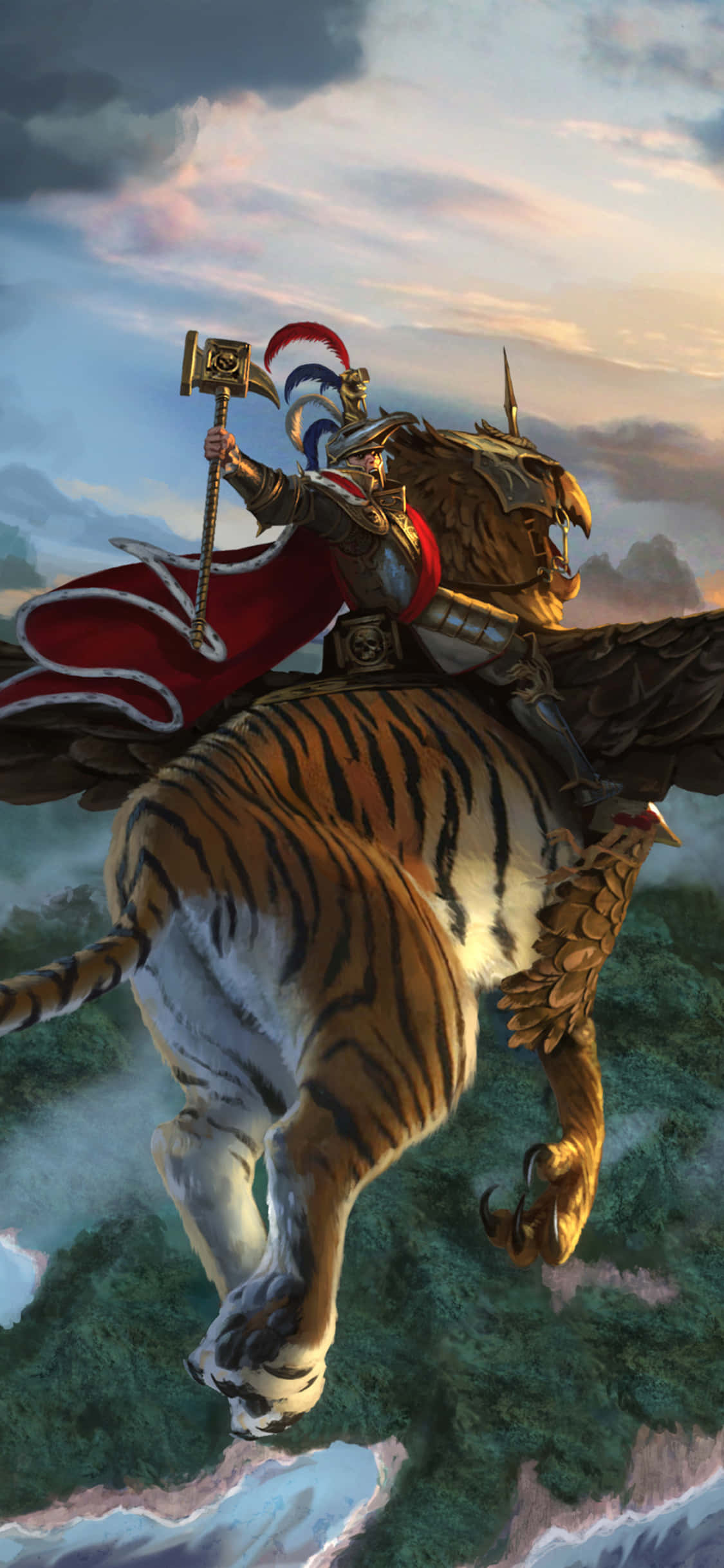 Forbered Dig Til Krig Med iPhone X Total War Warhammer Wallpapers