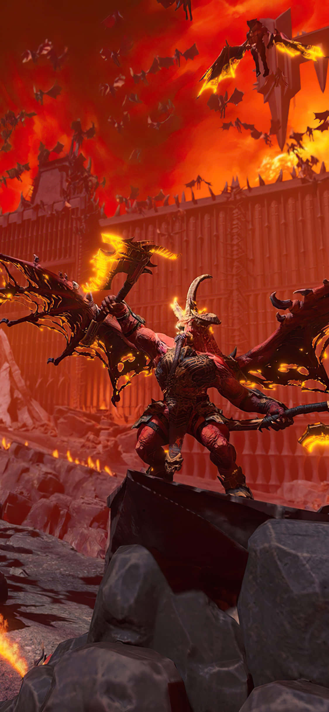 Forbered dig til krig med Total Warhammer på din iPhone X Wallpapers