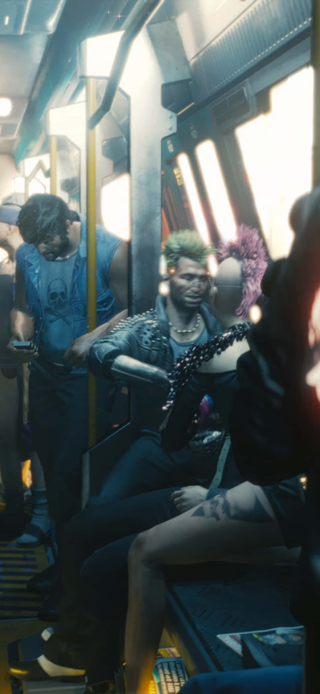 Fordyb dig i Cyberpunk 2077-verdenen med en Pixel 3XL Wallpapers