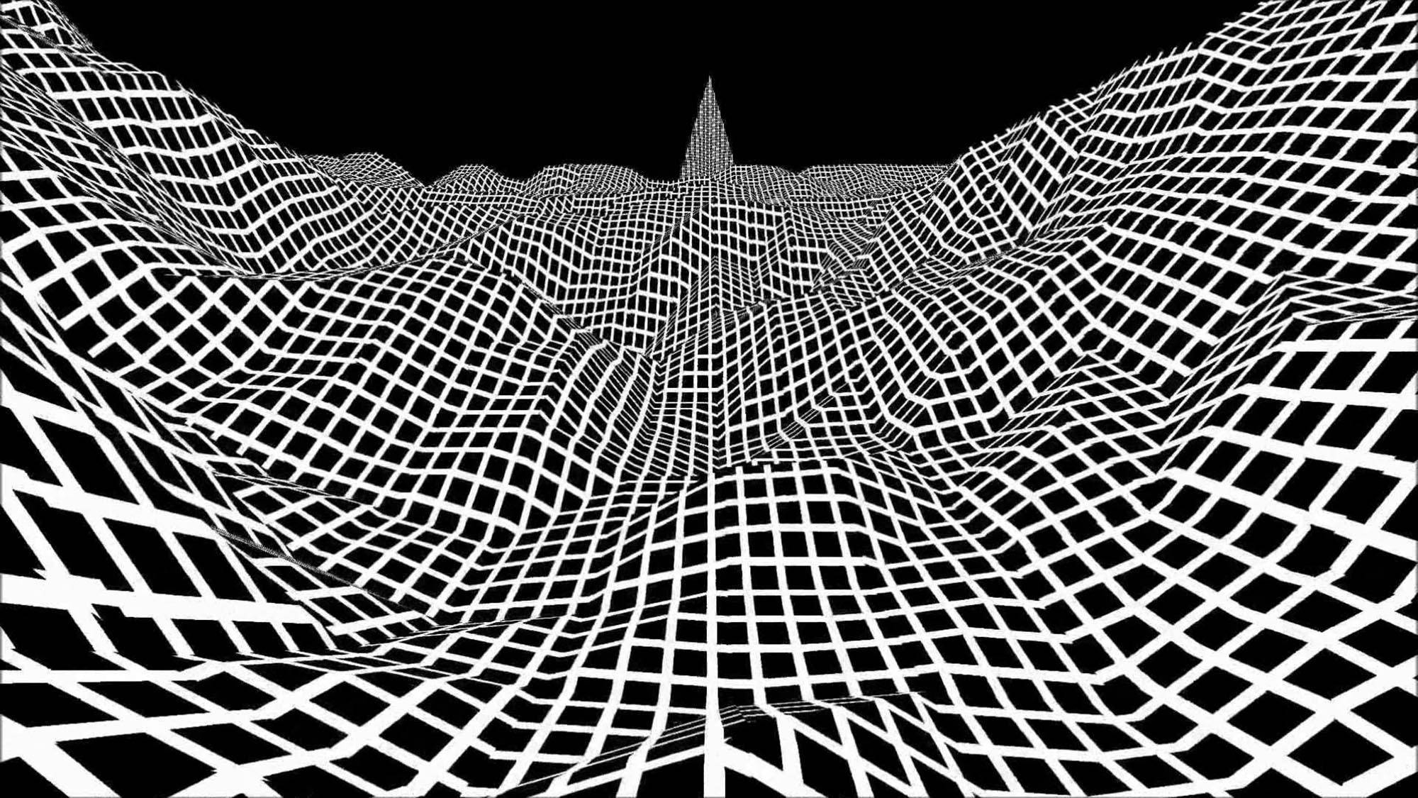 Fordyb dig i den surrealistiske skønhed i dette trippy mørke æstetiske landskab. Wallpapers