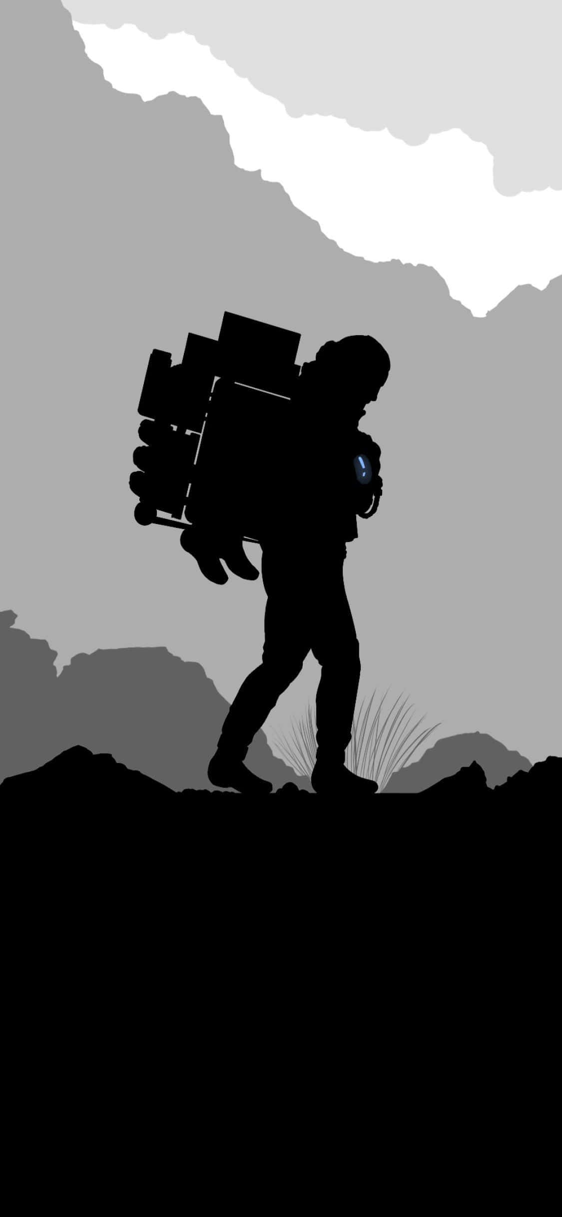 Fordyb dig i et eventyr med iPhone X og Death Stranding Wallpapers