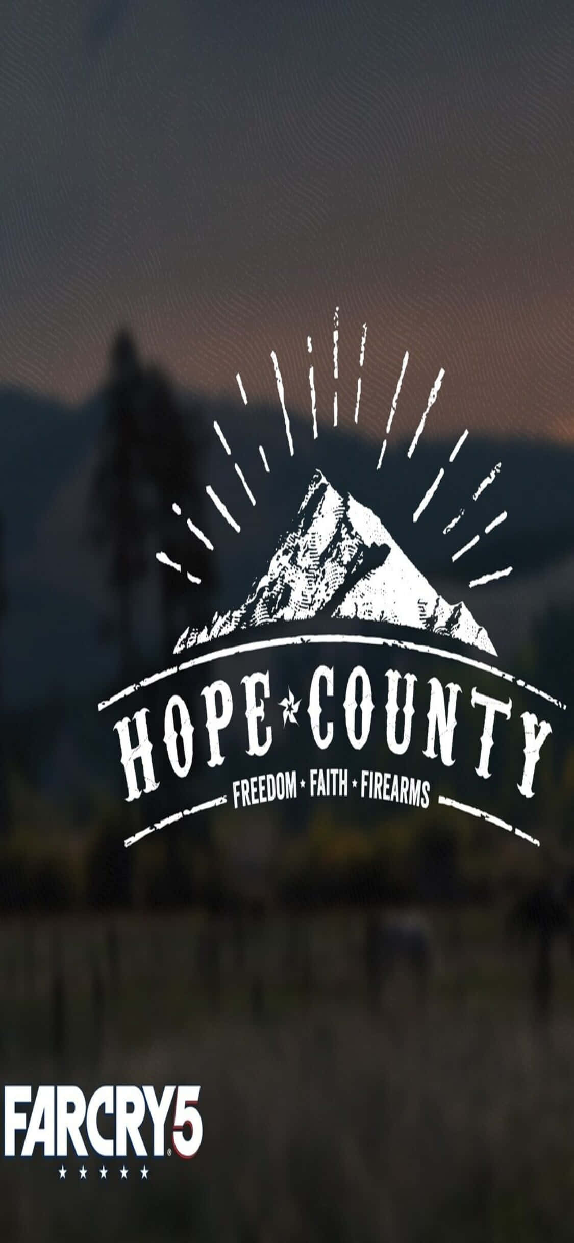 Fordyb dig i grafisk intense Far Cry 5 på din luksuriøse iPhone Xs Wallpapers