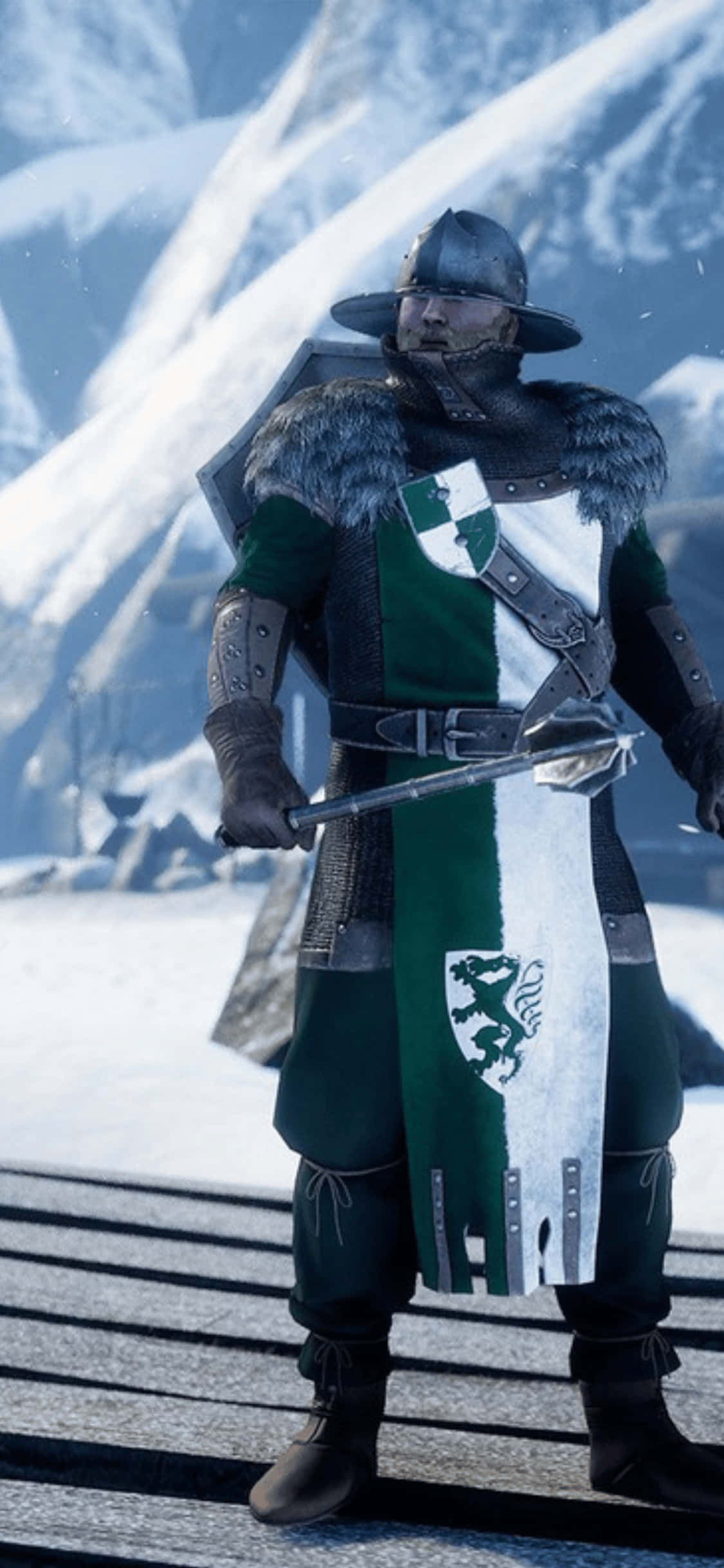 Fordyb dig i Mordhau-tiden - Et iPhone XS Baggrundsbillede Wallpapers