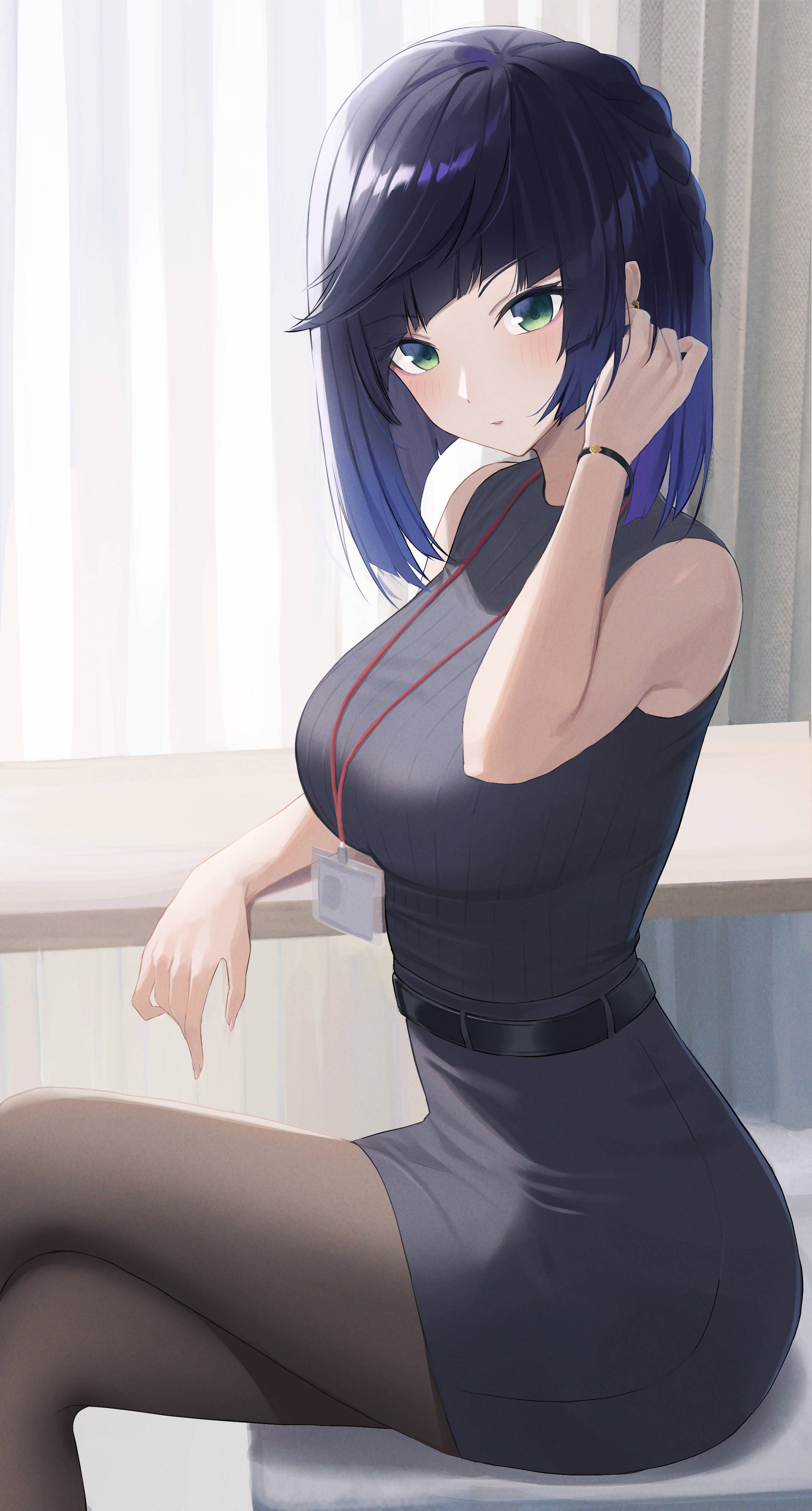 Forførende Yelan fra Genshin Impact Wallpapers