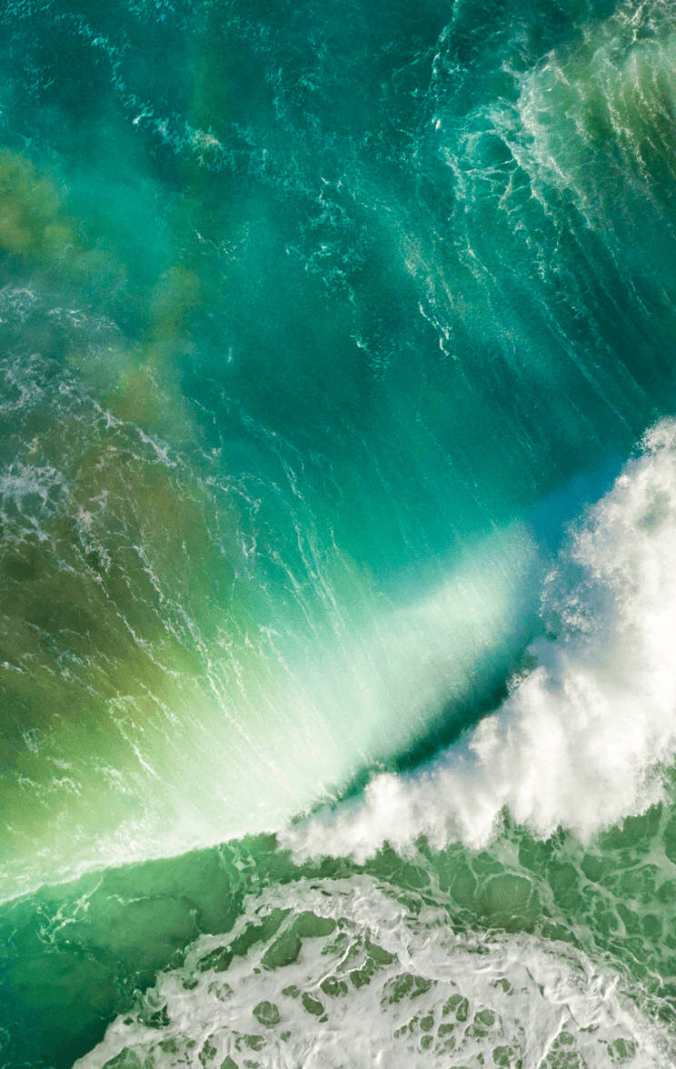 Forfriskende blå vandfald Wallpapers