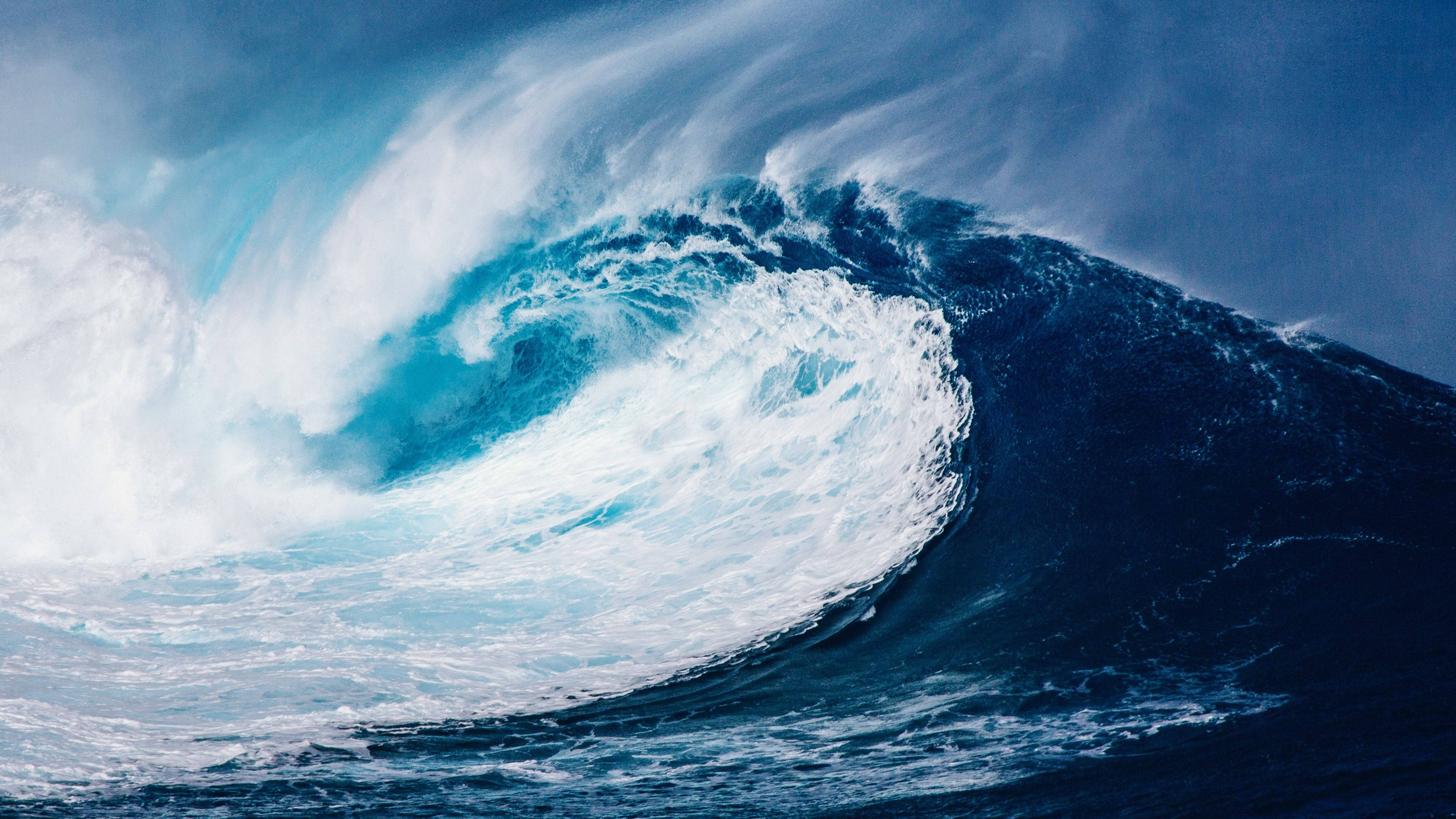Forfriskende havbrus som Chromebook-baggrund Wallpapers