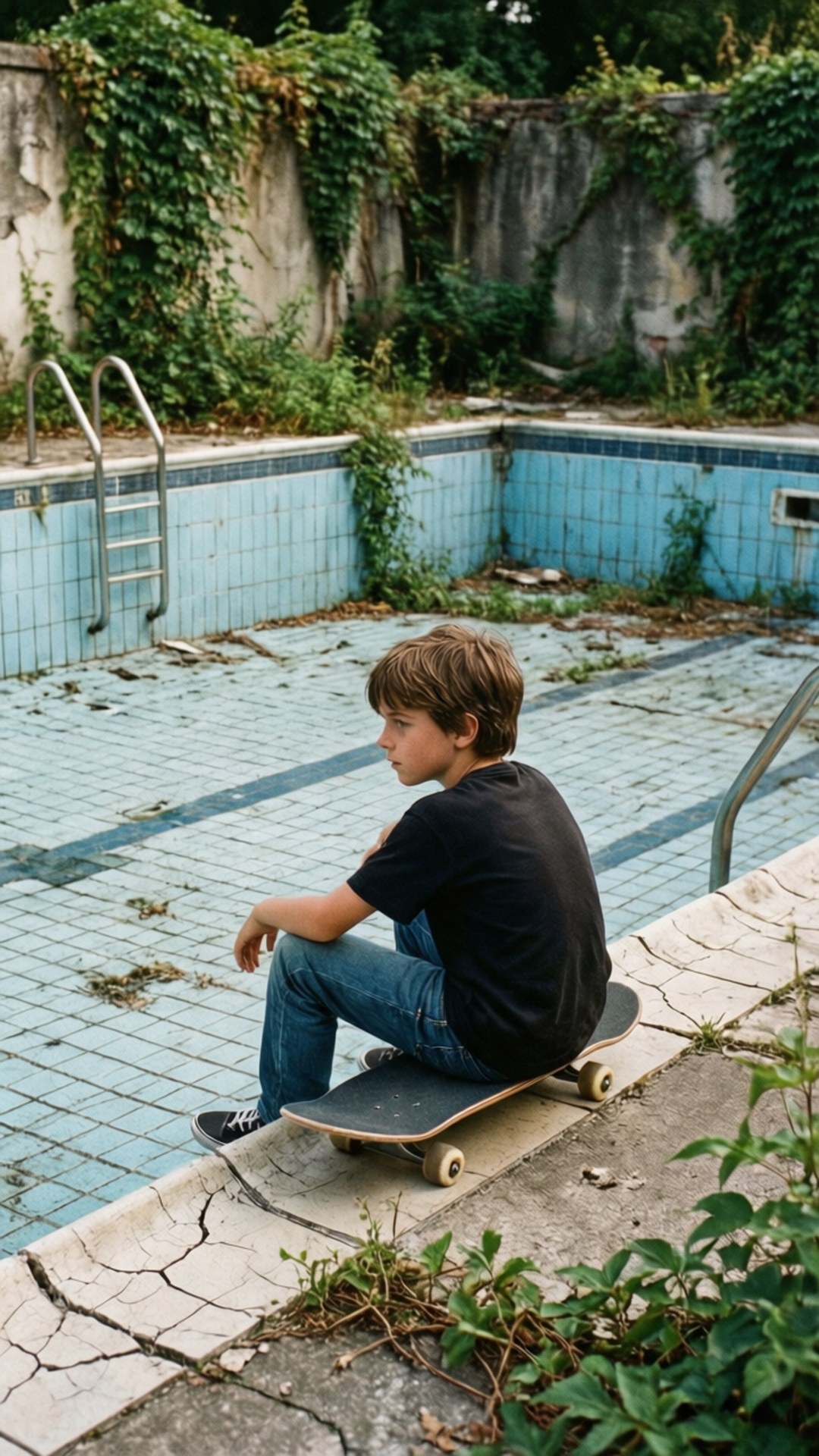Forladt pool-stemning Wallpapers