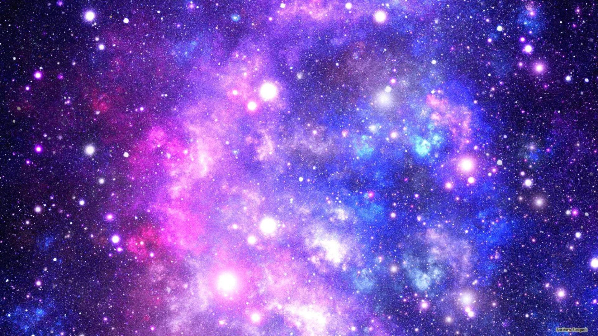 Forlokkende stjerner og sød galakse Wallpapers