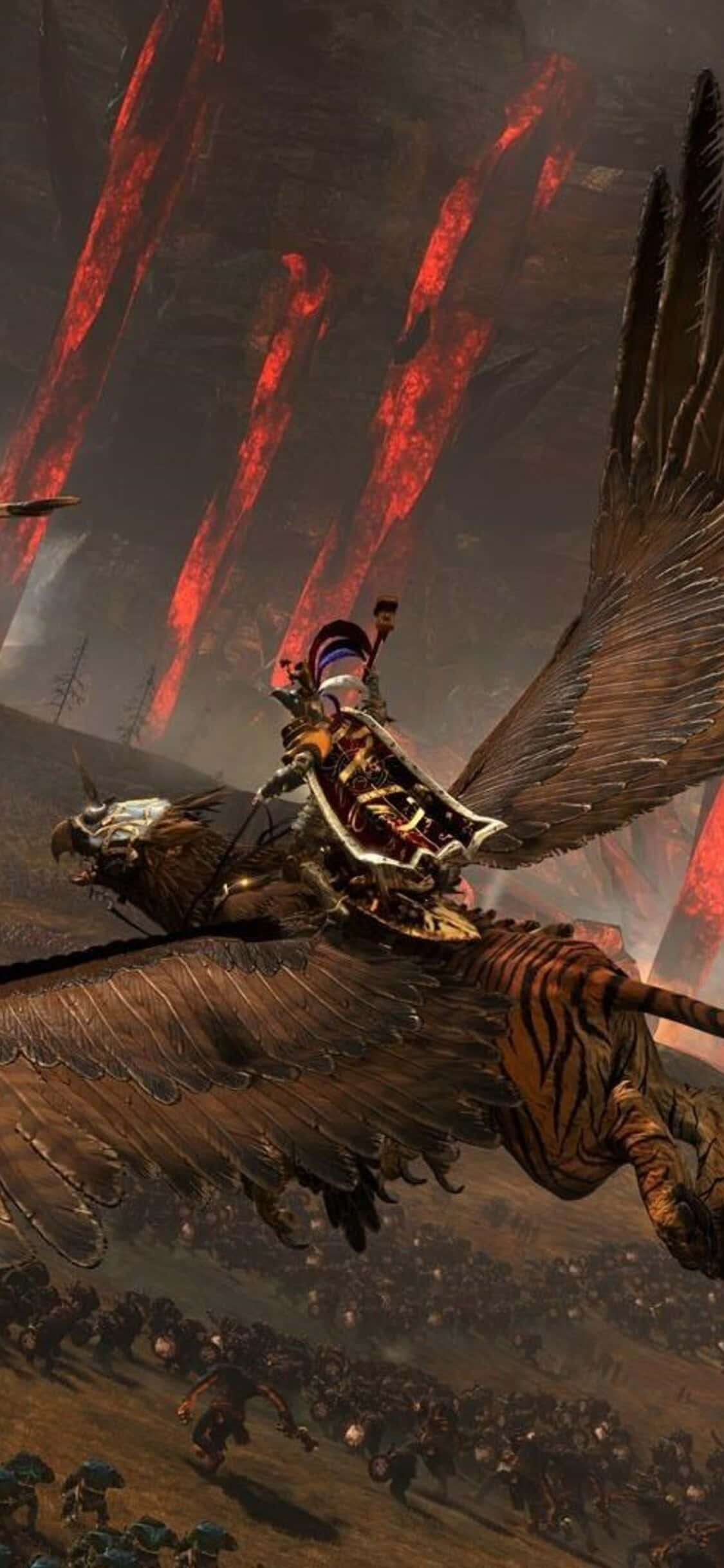 Formér slaglinjer i Total War: Warhammer på din iPhone X Wallpapers