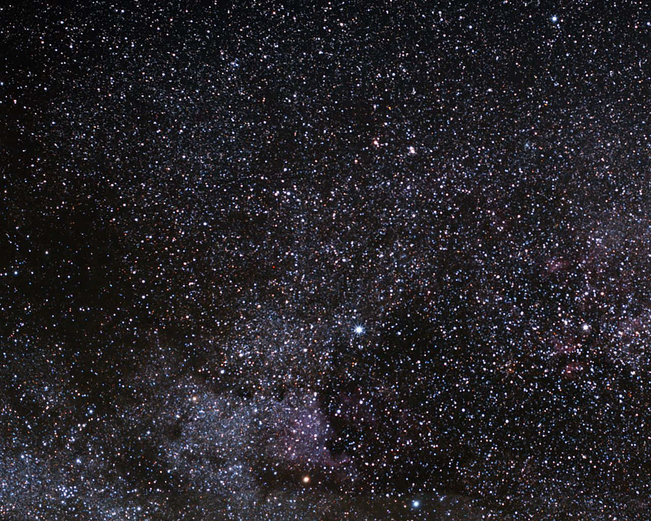 Fortab dig i nattehimlen med den smukke stjernefyldte baggrund Wallpapers
