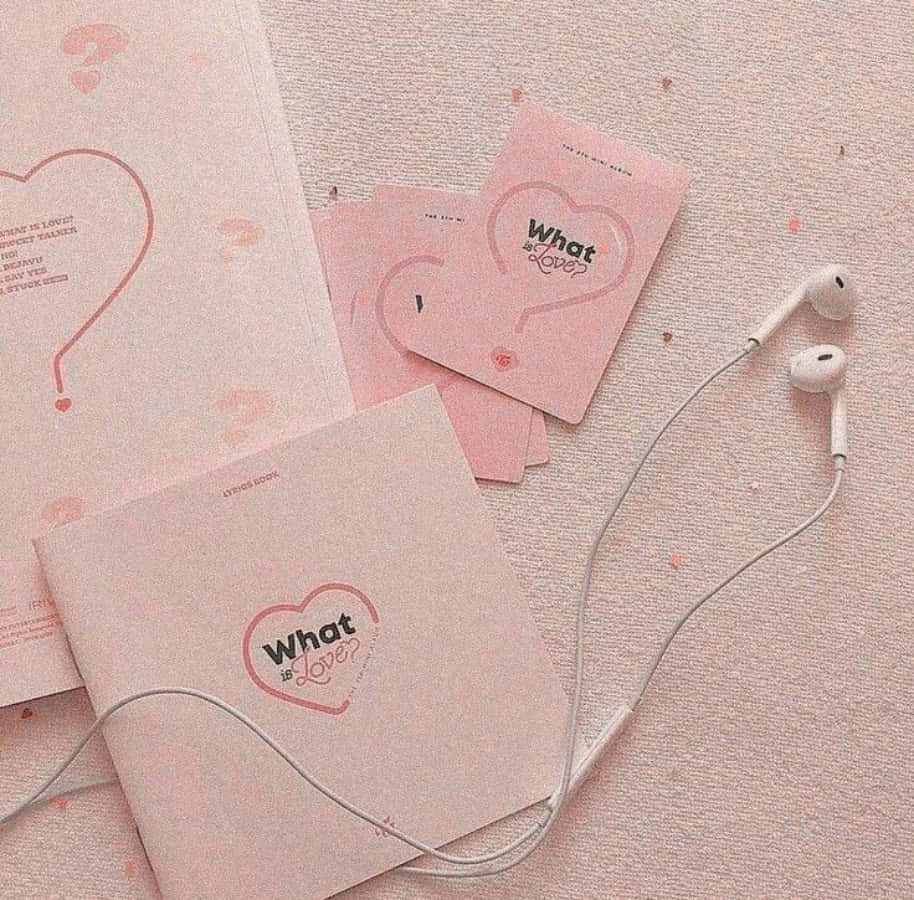 Fortab dig i vores smukke Pastel Pink Æstetik Wallpapers
