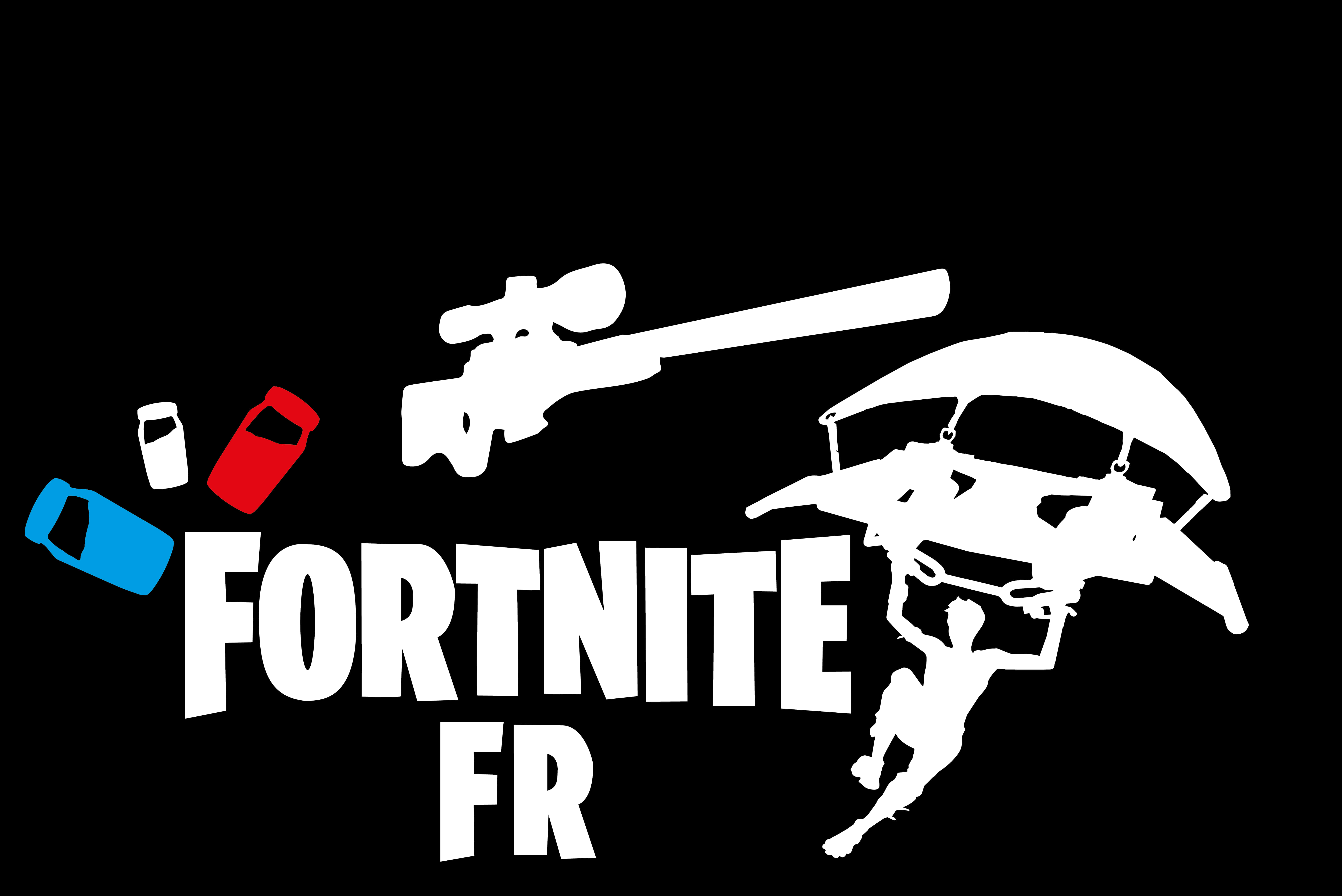 Fortnite F R Logo og genstande Wallpapers