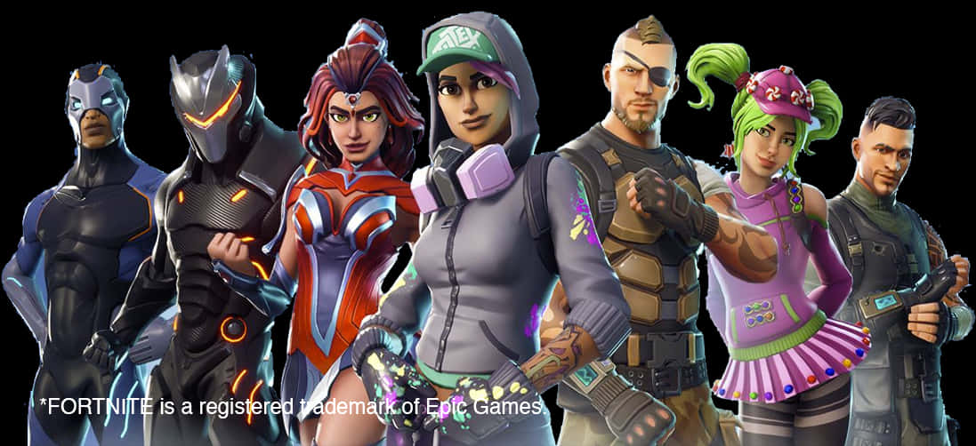 Fortnite karakteropstilling Wallpapers