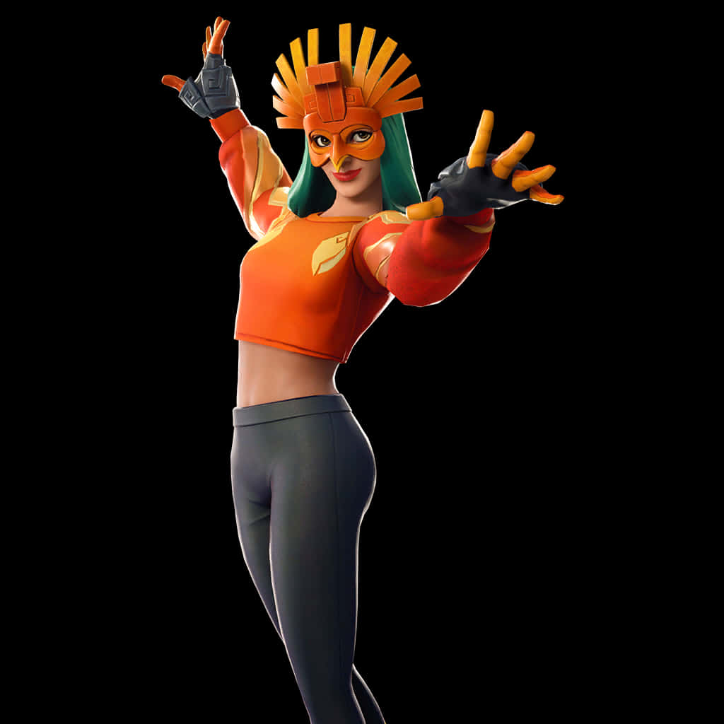 Fortnite Sunbird Skin Positur Wallpapers
