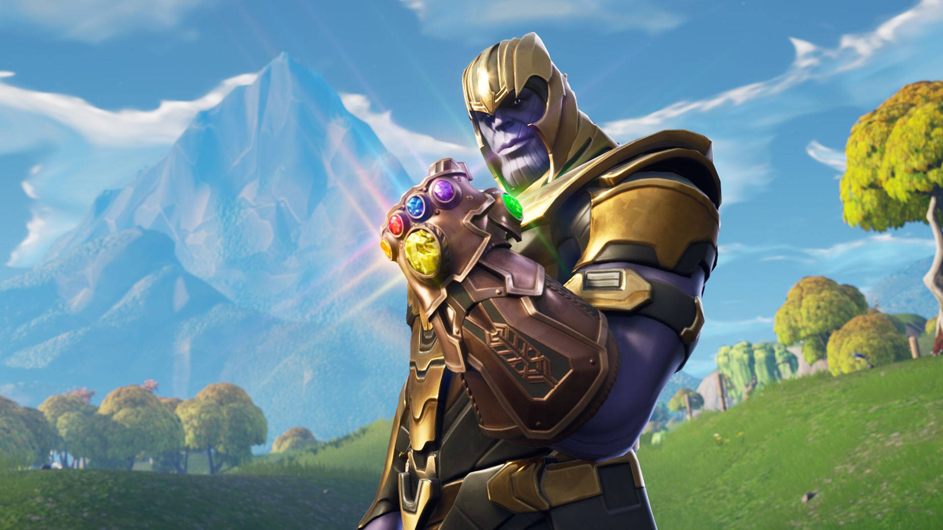 Thanus i Fortnite, der holder infinity-handsken HD-tapet — Fortnite Wallpapers