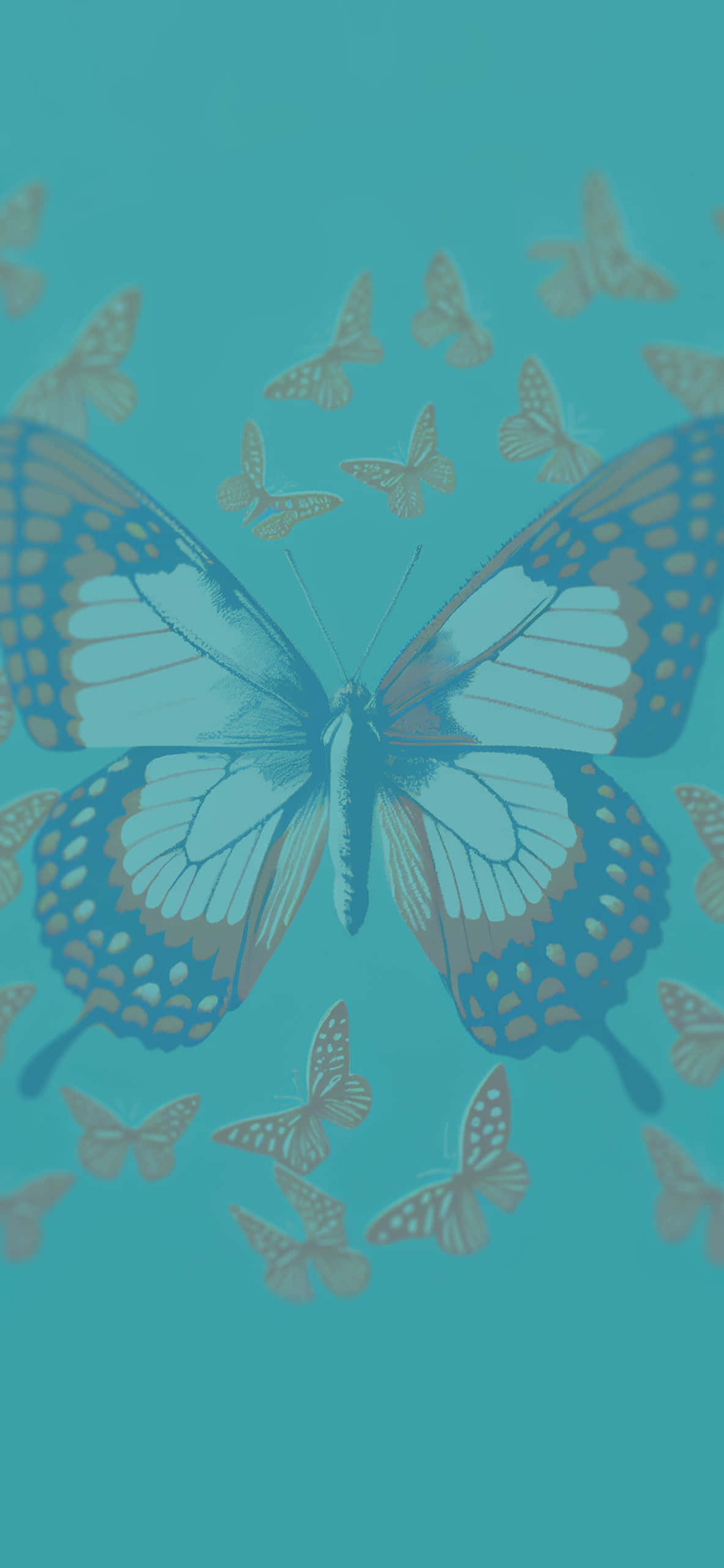 "Fortryllende Æstetisk Sommerfuglebaggrund" Wallpapers