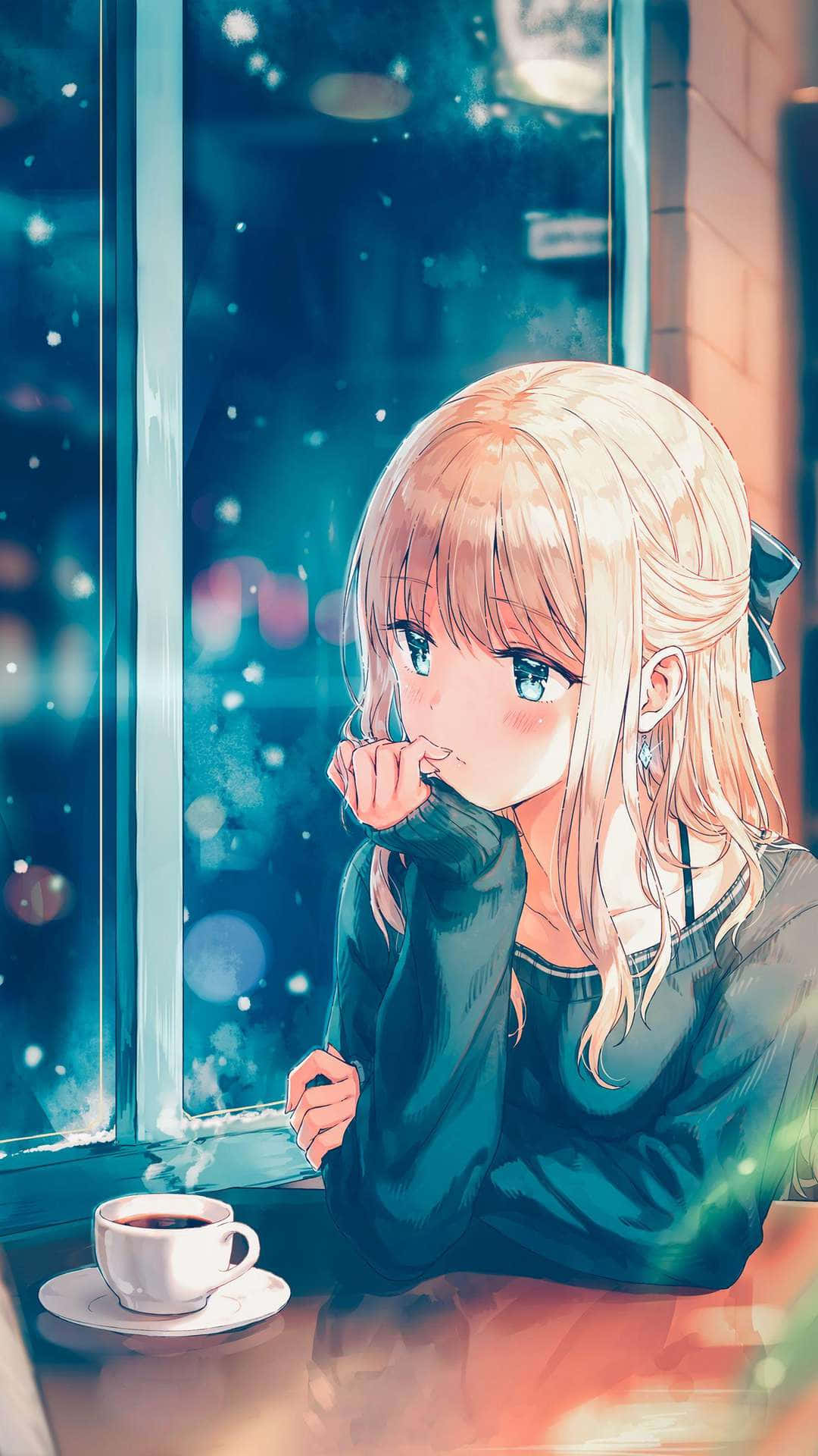 Fortryllende anime-landskab: Magisk fantasiverden Wallpapers