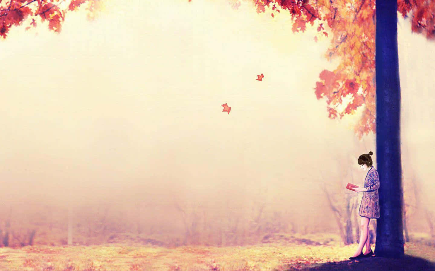 Fortryllende anime-fantasyverden Wallpapers
