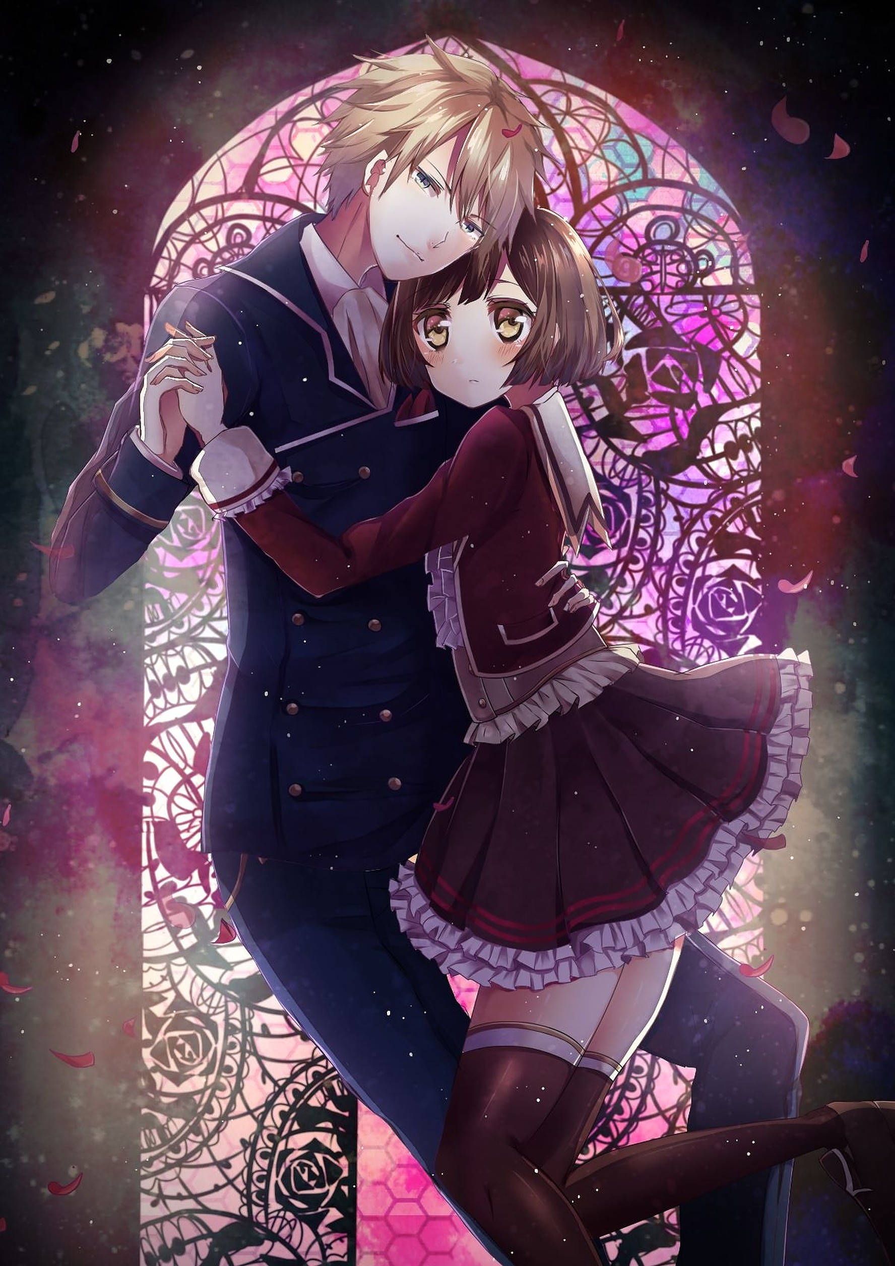 Fortryllende anime danse-duo Wallpapers