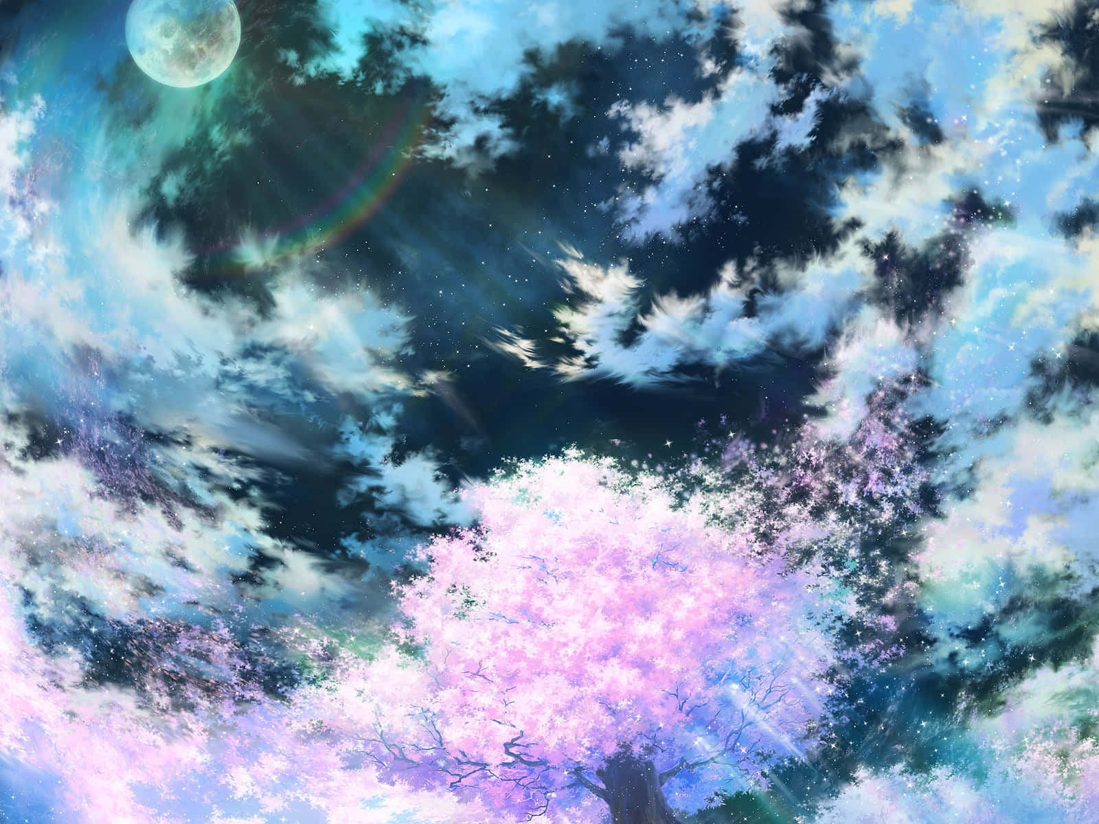 Fortryllende anime-fantasyverden Wallpapers