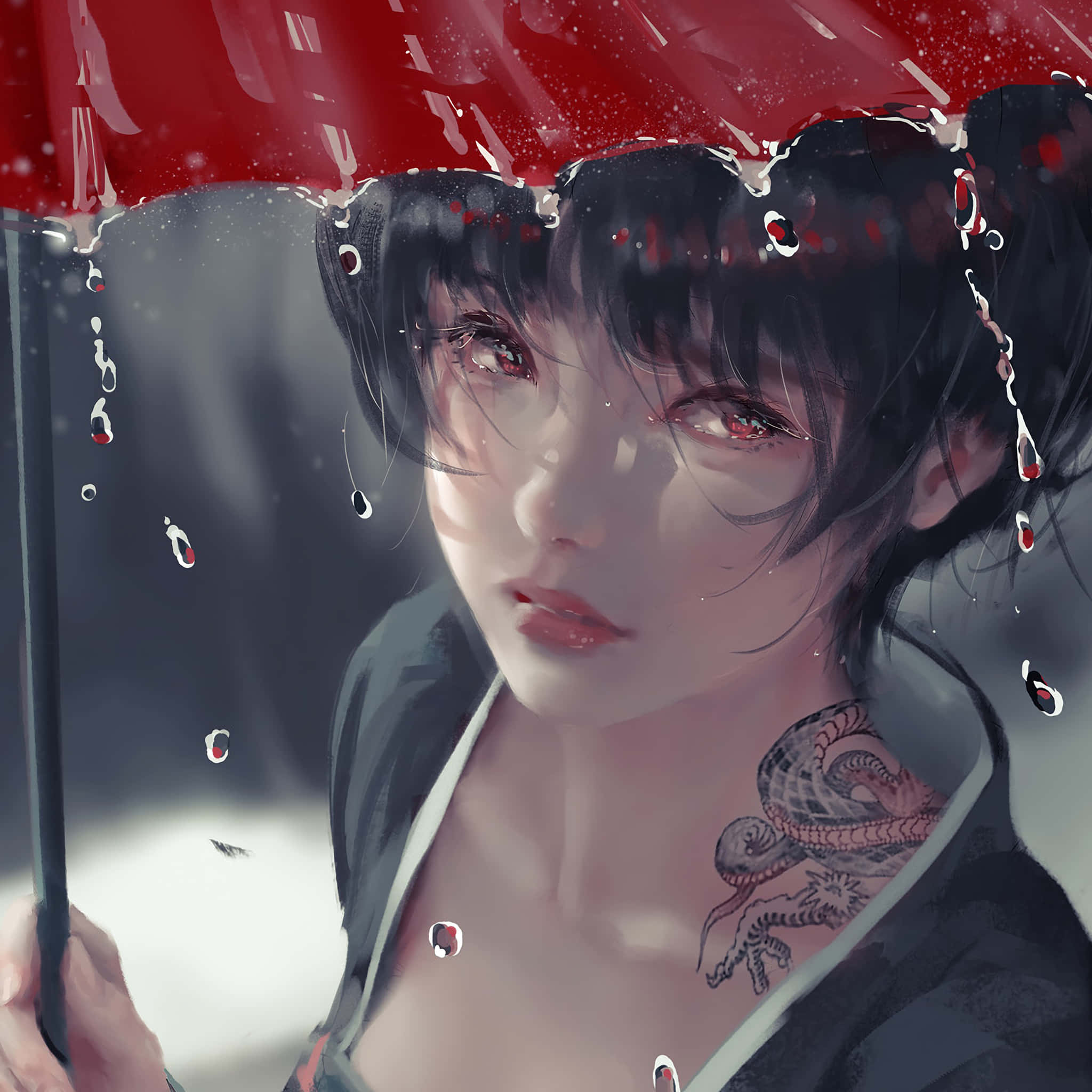 Fortryllende anime-natthimmel Wallpapers