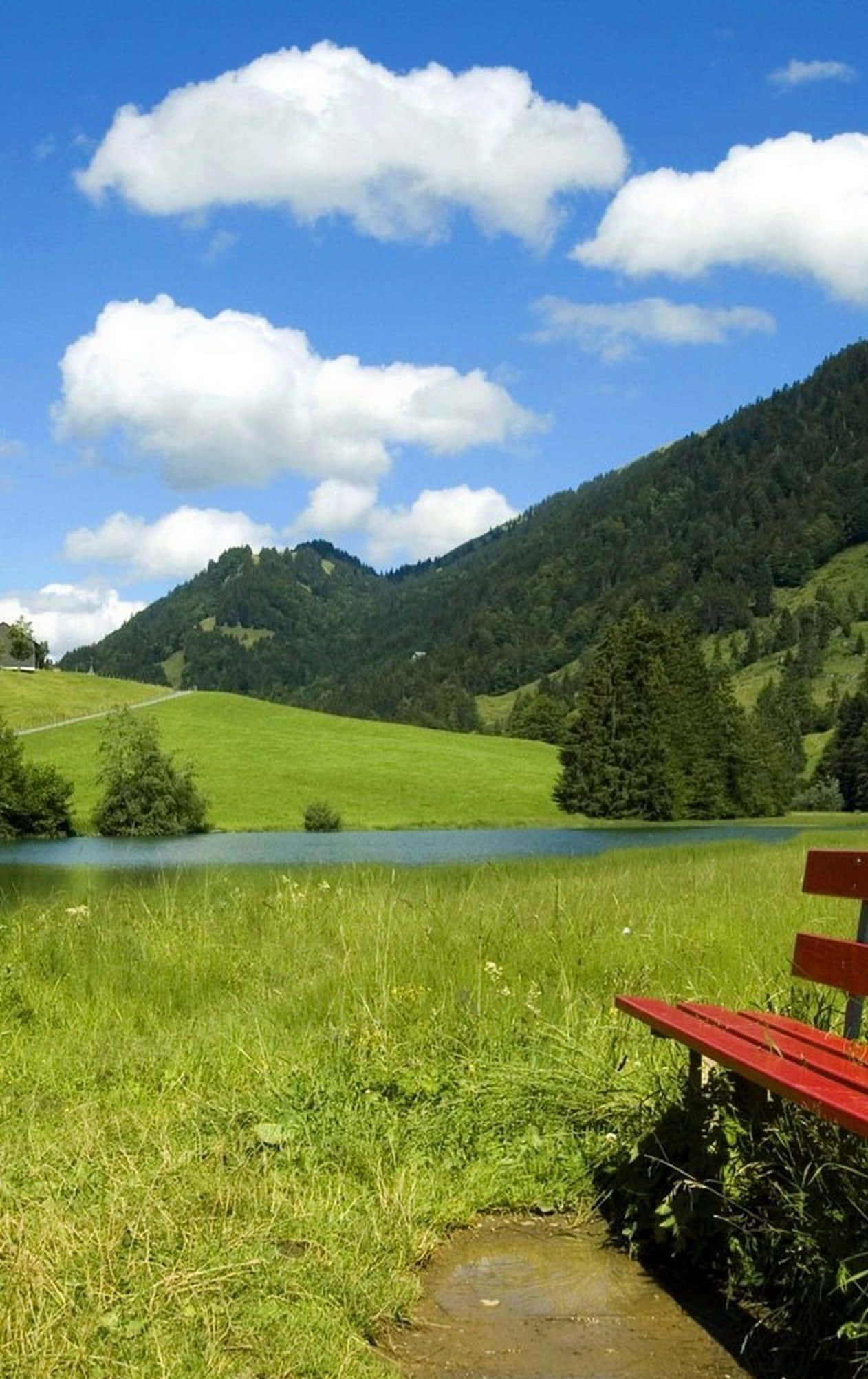 Fortryllende Bjergnatur Android HD Wallpapers