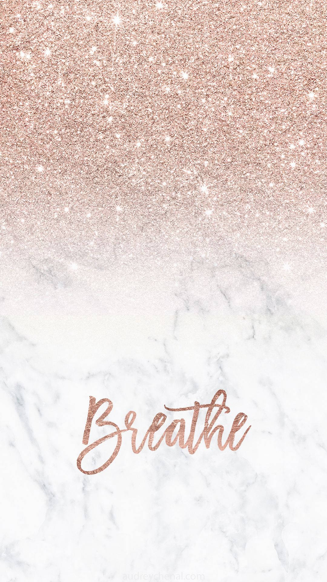 Fortryllende blanding af passion - den dragende rosaguld ombre Wallpapers