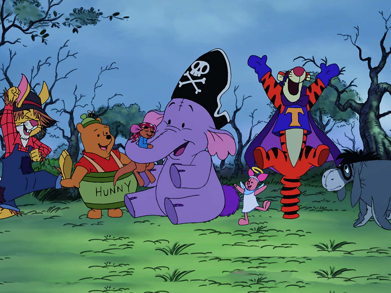 Fortryllende Disney Halloween Nat Wallpapers