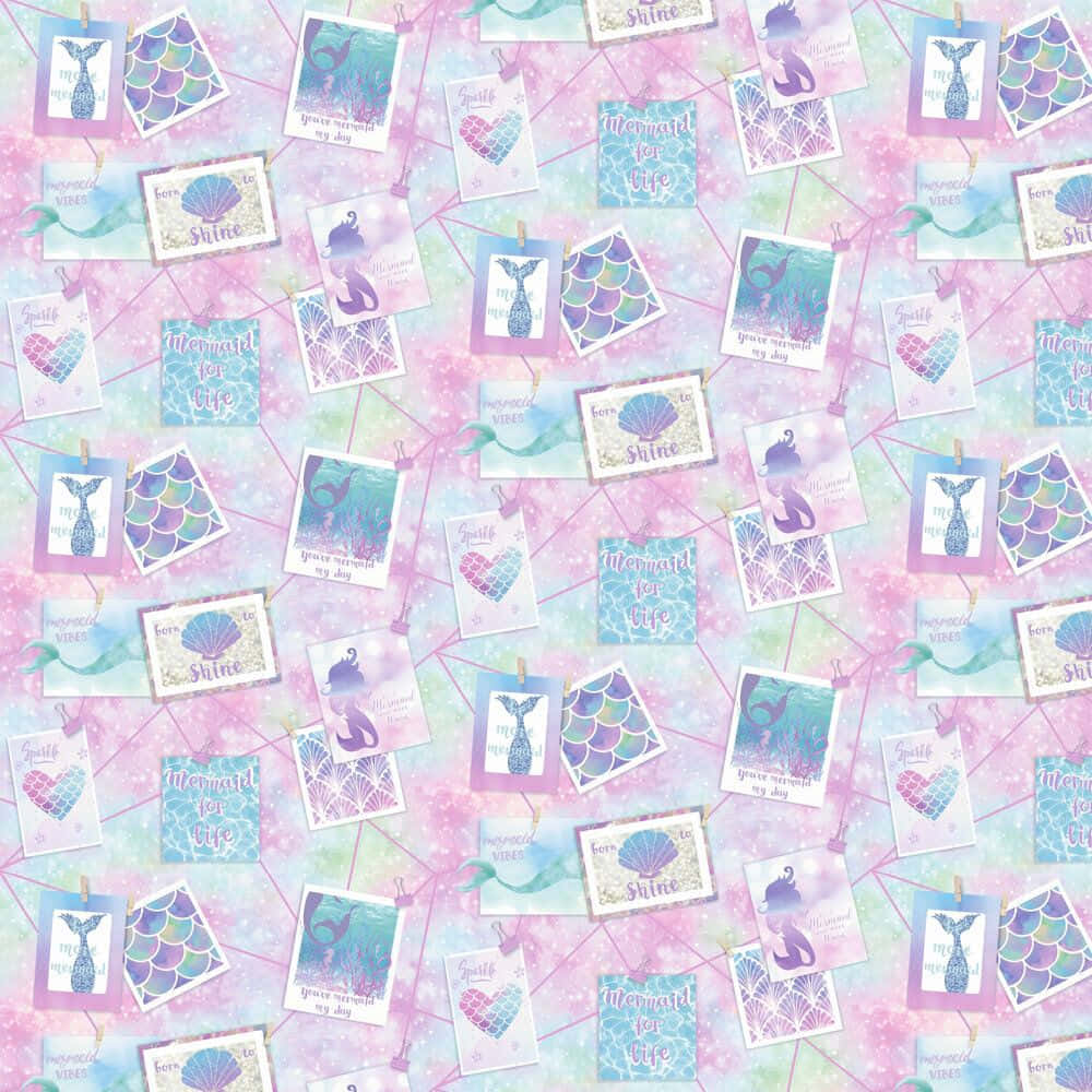 Fortryllende glimmer: Havfrueglitter magi Wallpapers