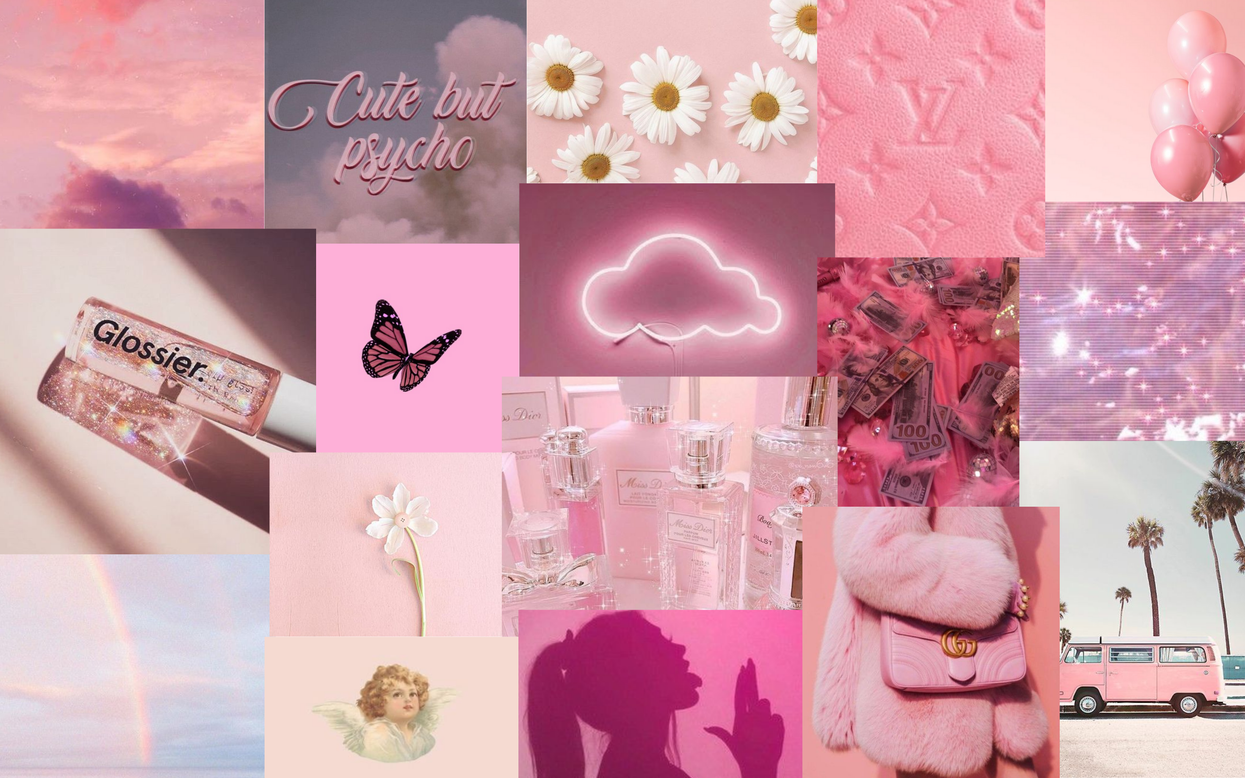 Fortryllende Kawaii Pink Univers Wallpapers