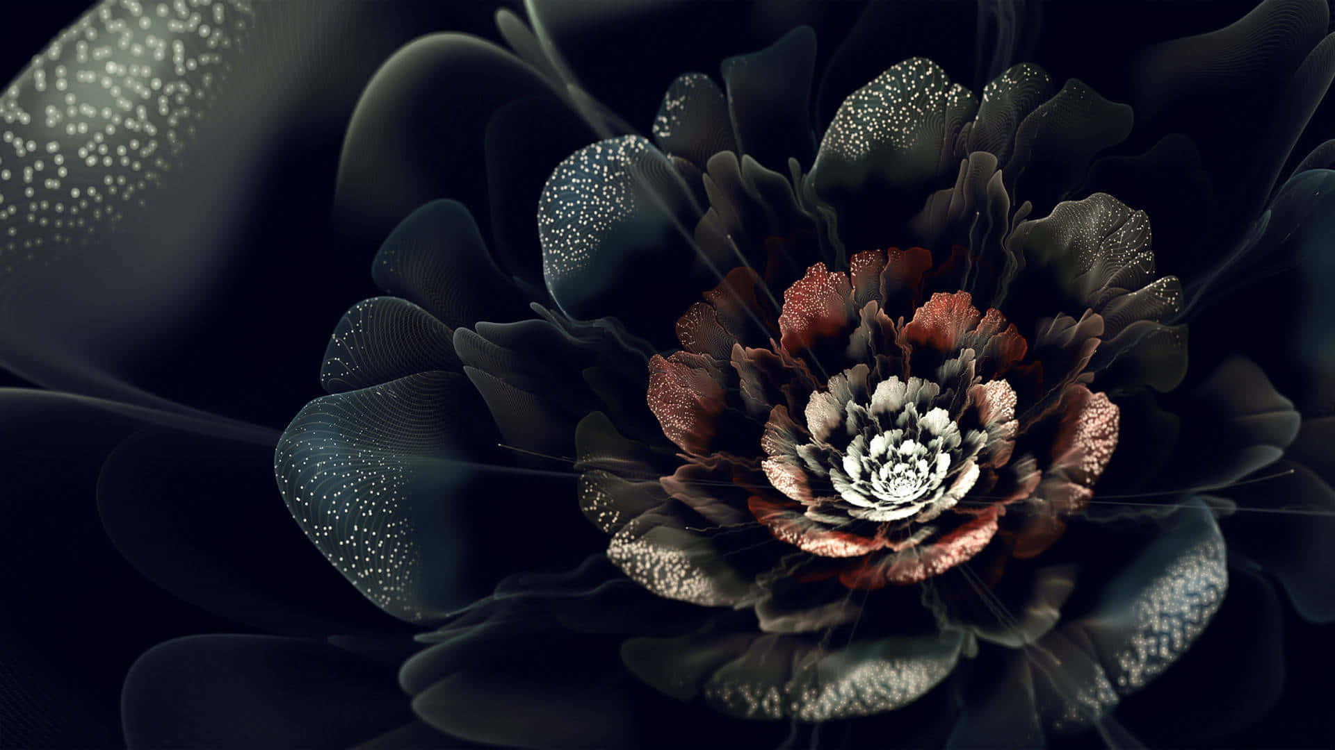 Fortryllende mørk blomsterbaggrund Wallpapers