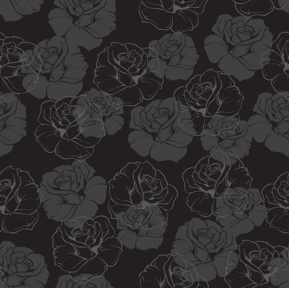 Fortryllende mørk blomsterbaggrund Wallpapers