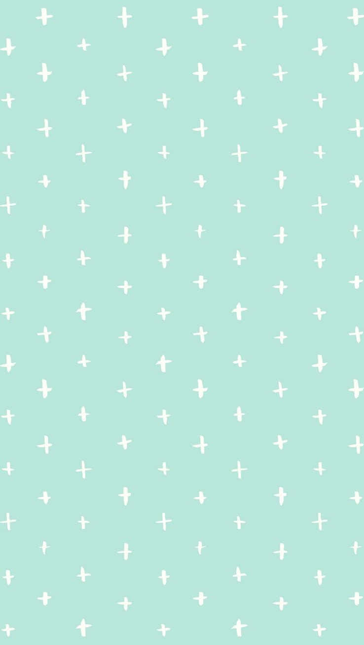 Fortryllende pastelgrøn baggrund Wallpapers