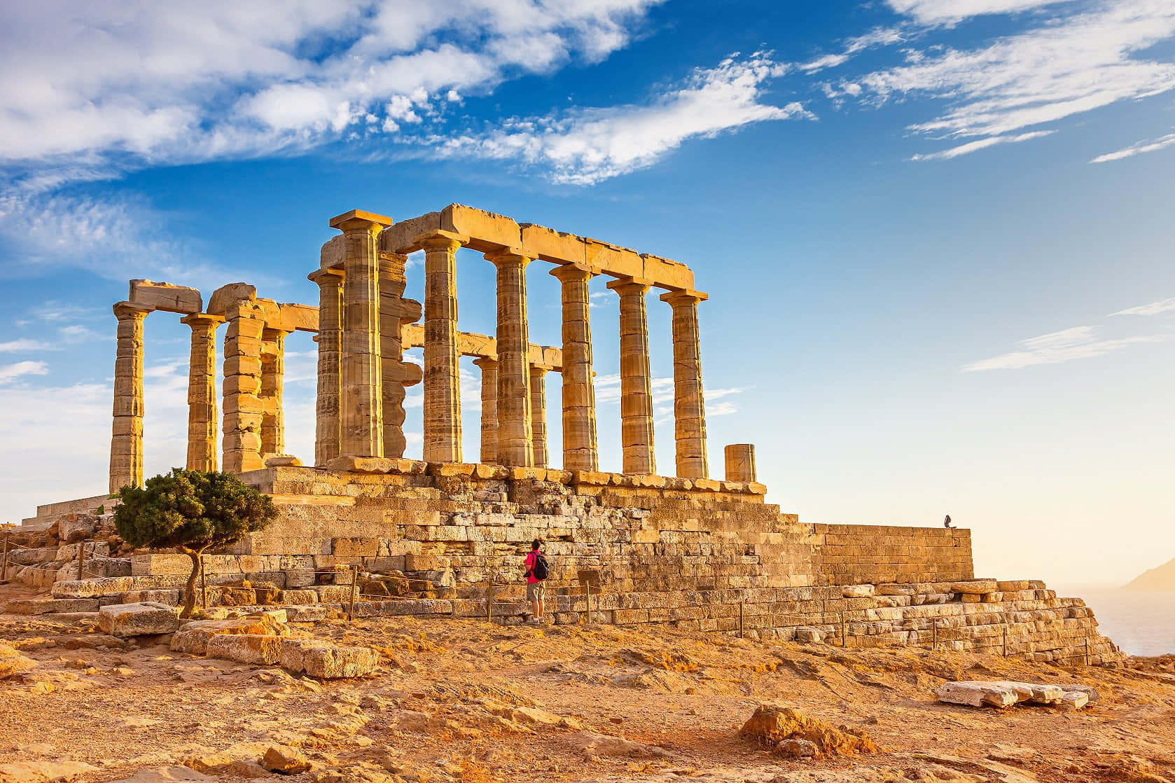 Fortryllende Poseidon Tempel Wallpapers