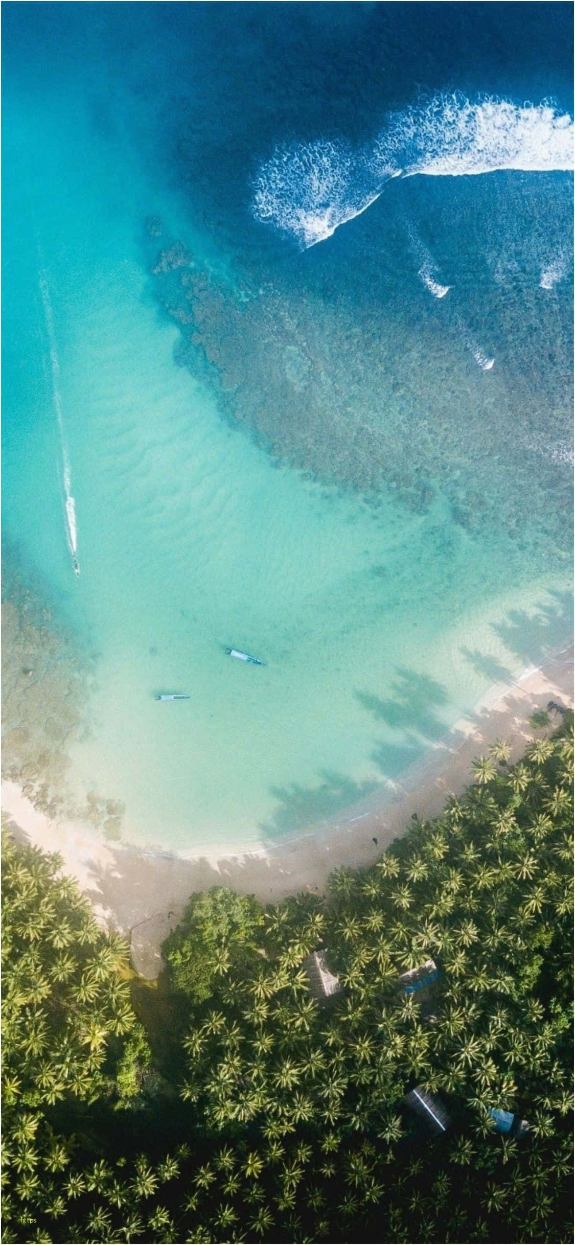 Fortryllende udsigt over iOS Strand, Grækenland Wallpapers