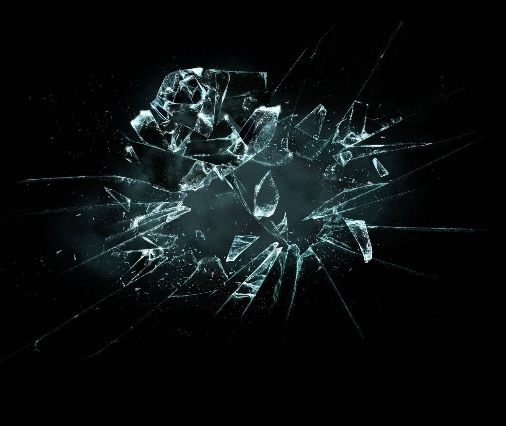 Fotografi af levende knust glas Wallpapers