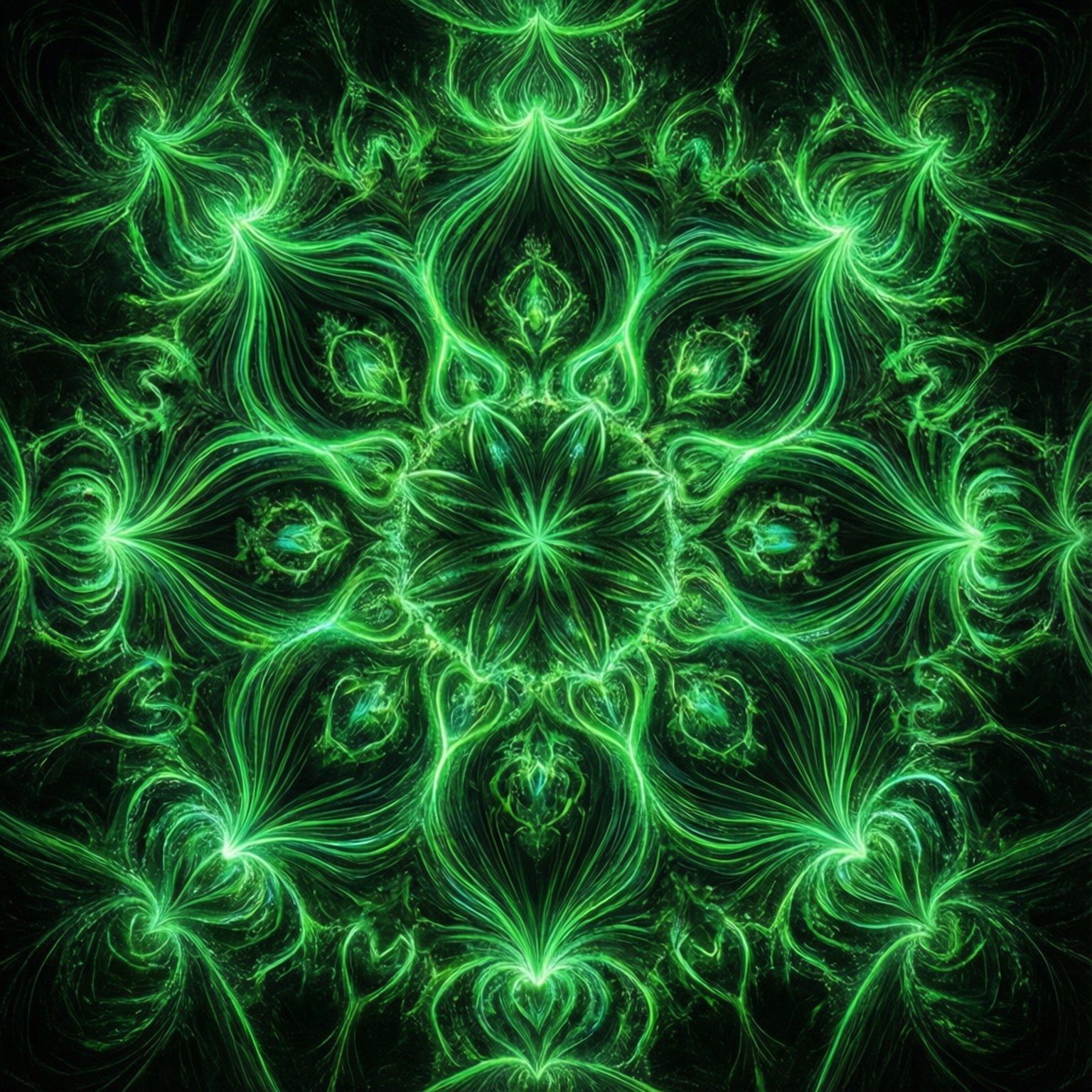 Fraktal Glød Wallpapers