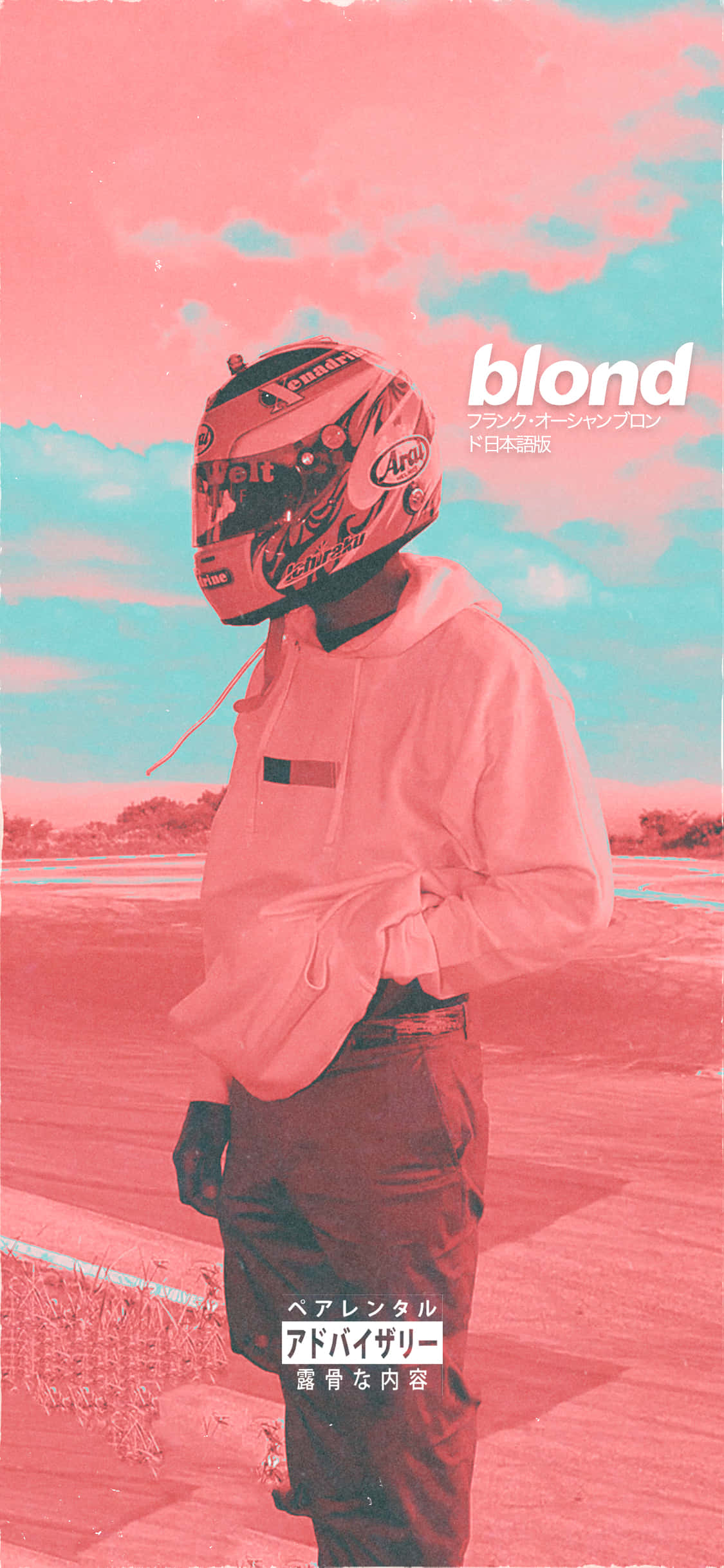 Frank Ocean i forbindelse med promovering af sit seneste album Blonde Wallpapers