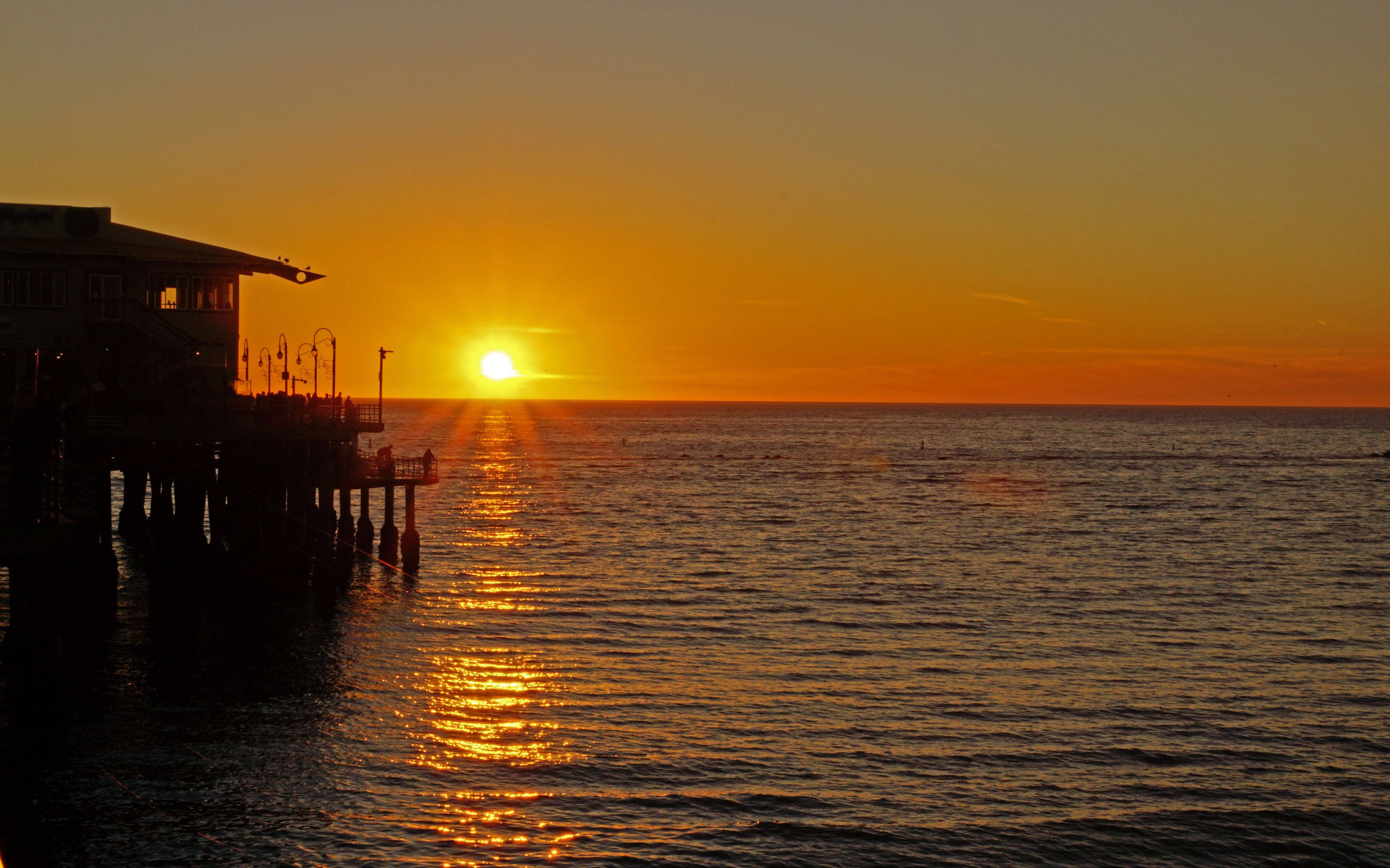 Fredfyldt solnedgang i Los Angeles Wallpapers