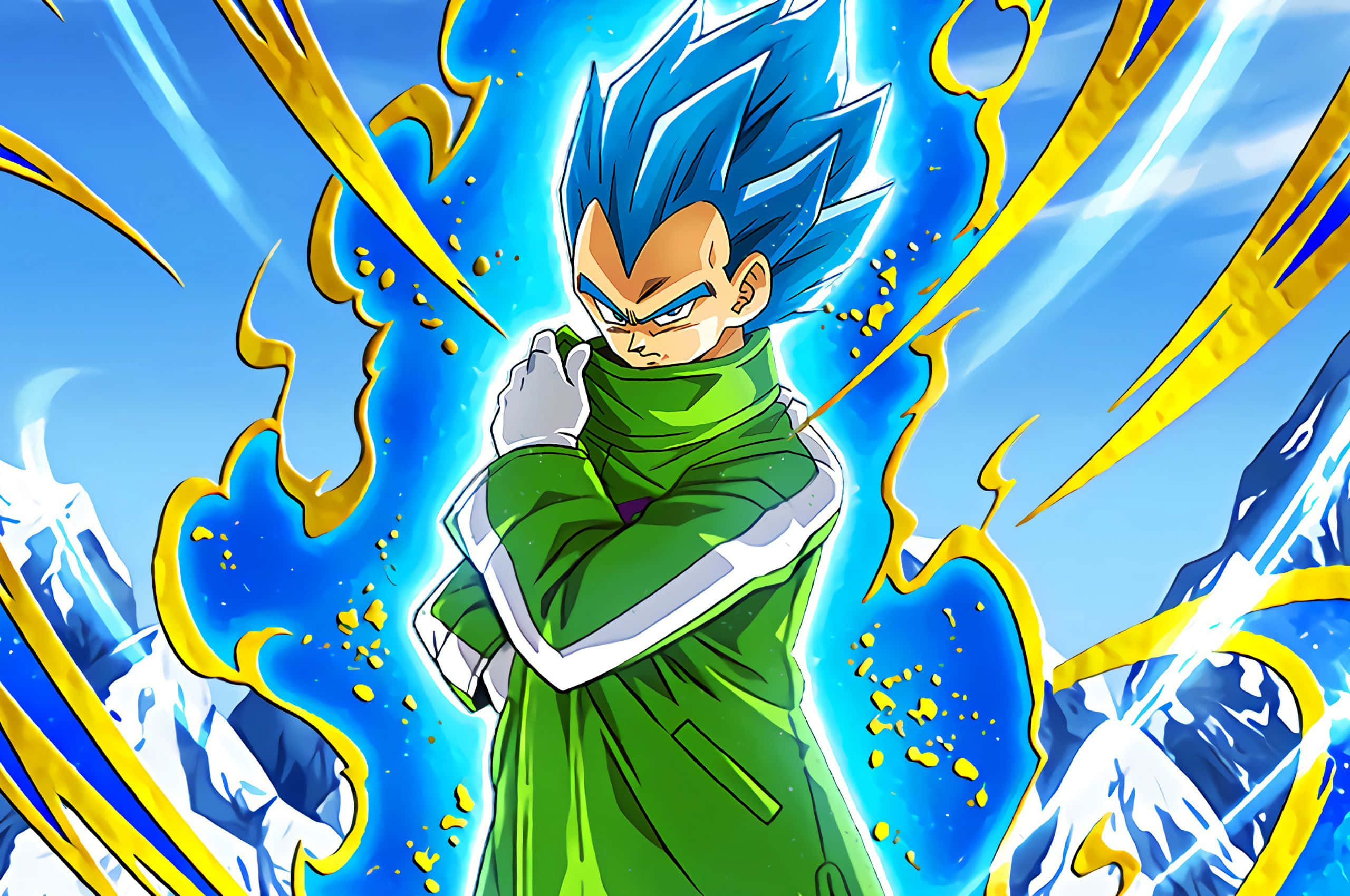 Freeza bringer Broly i kamp mod Goku og Vegeta i Dragon Ball Super Broly Wallpapers