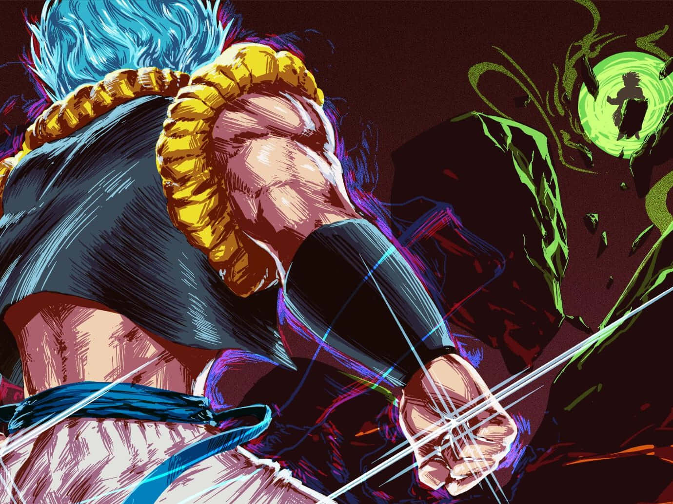 Frieza og Goku kæmper mod Broly i den spændende action fra Dragon Ball Super: Broly Wallpapers