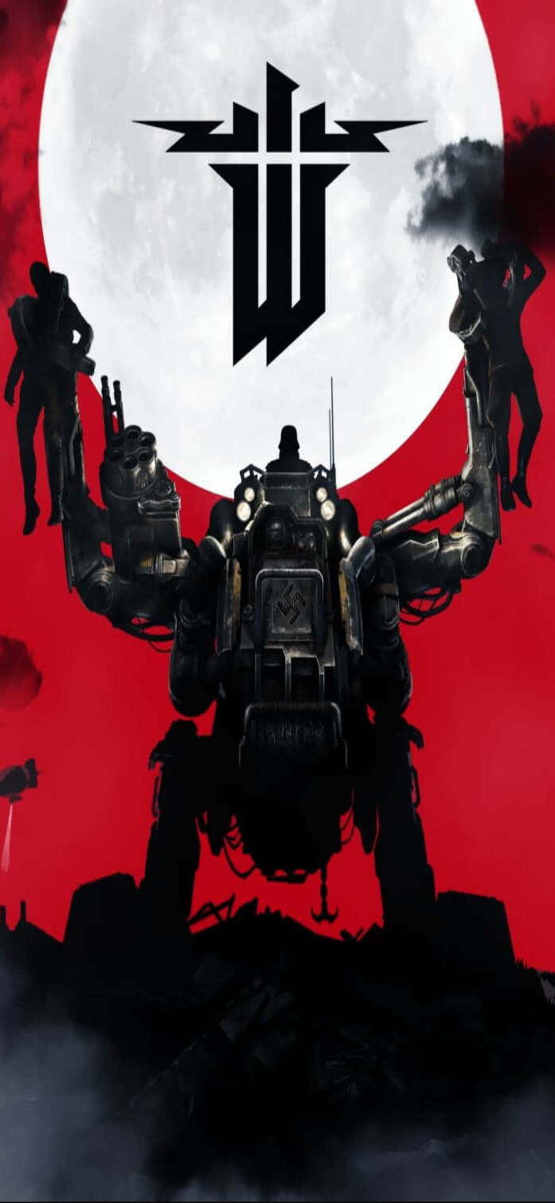 Frigør din Indre Helt med Wolfenstein II på din iPhone Xs Wallpapers
