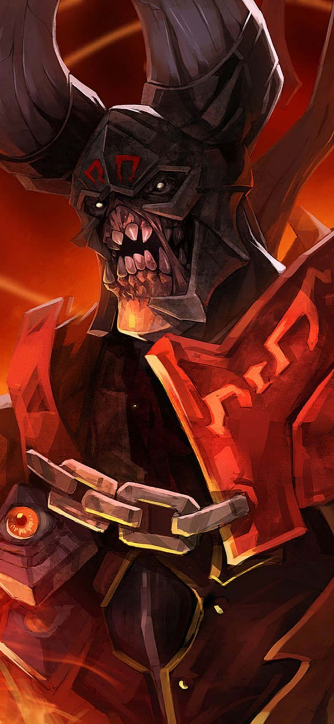 "Lås Kraften op i iPhone XS med Doom" Wallpapers
