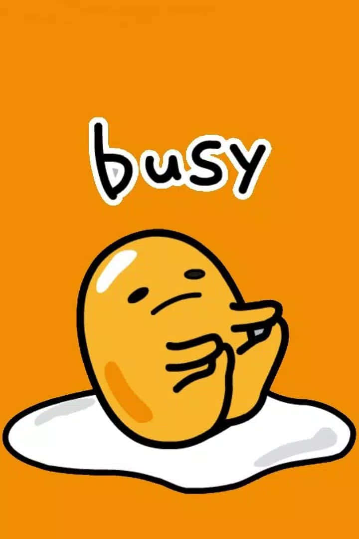 Frigør dine indre dovne vibes med Gudetama Phone! Wallpapers