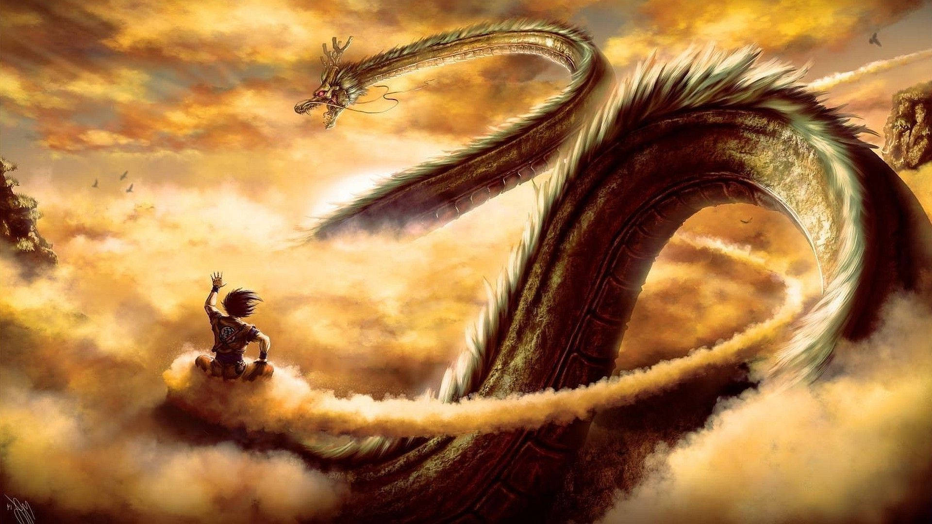 Frigør kraft ud over grænsen i Dragon Ball Z Wallpapers