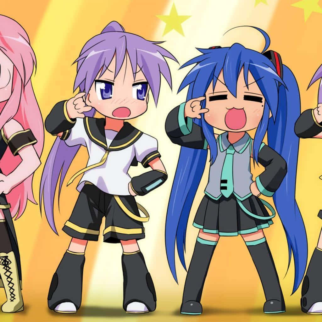 Frække anime-venner samles! Wallpapers