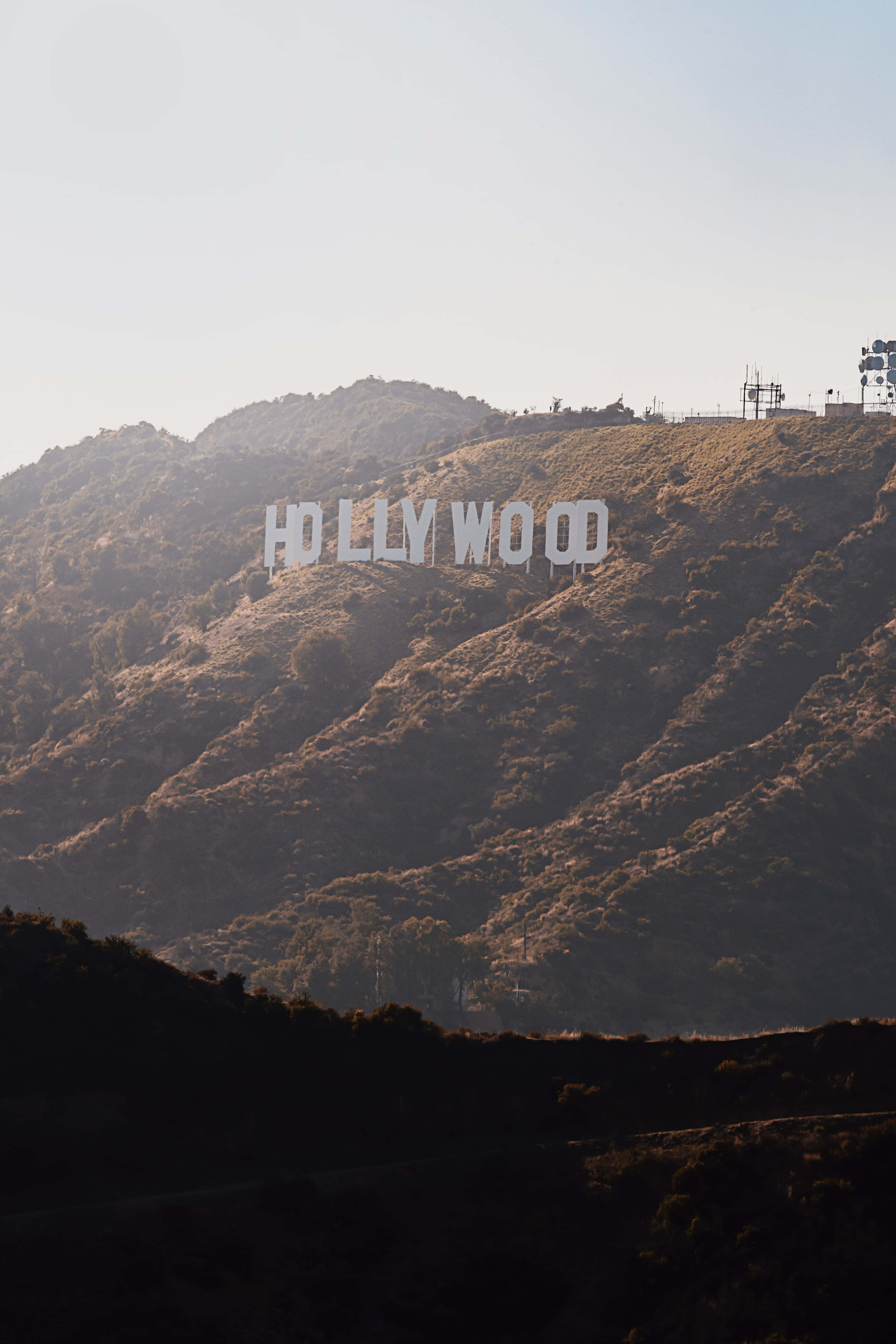 Frontbillede af Hollywood Baggrundsskilt Wallpapers